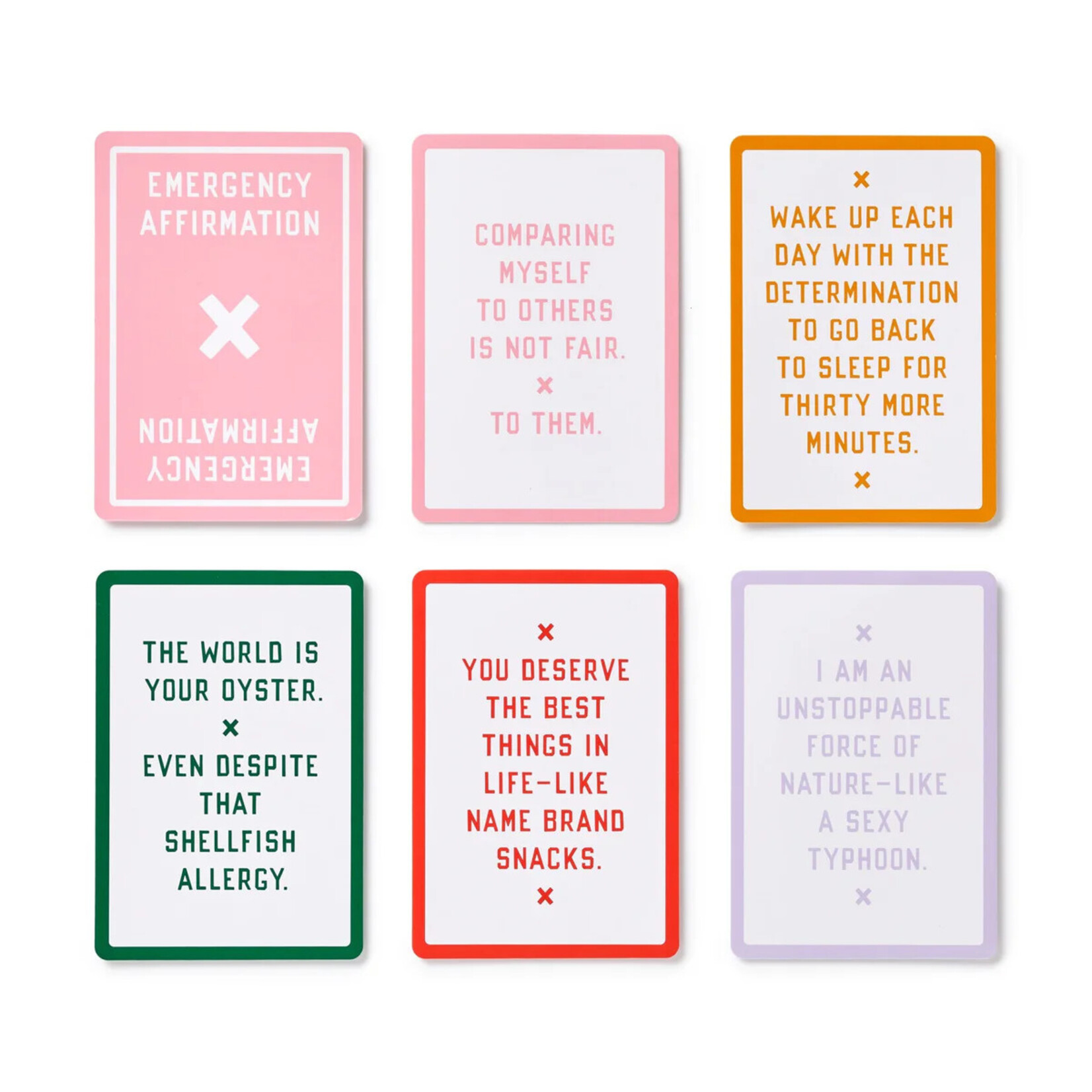 Chronicle Books Brass Monkey Emergency Affirmations Exceptionally Stupid Days Card Deck