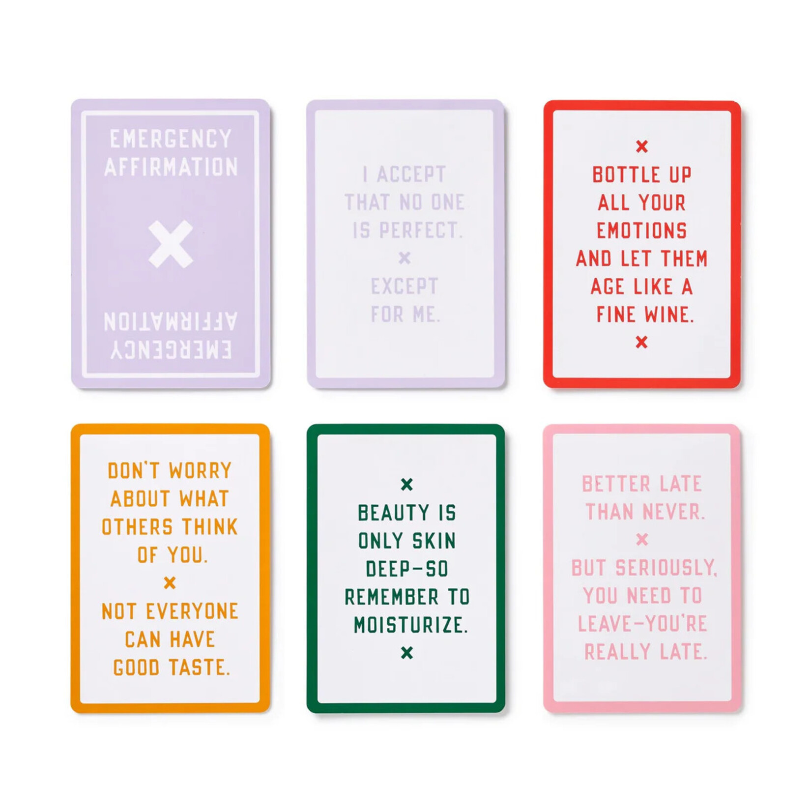 Chronicle Books Brass Monkey Emergency Affirmations Exceptionally Stupid Days Card Deck