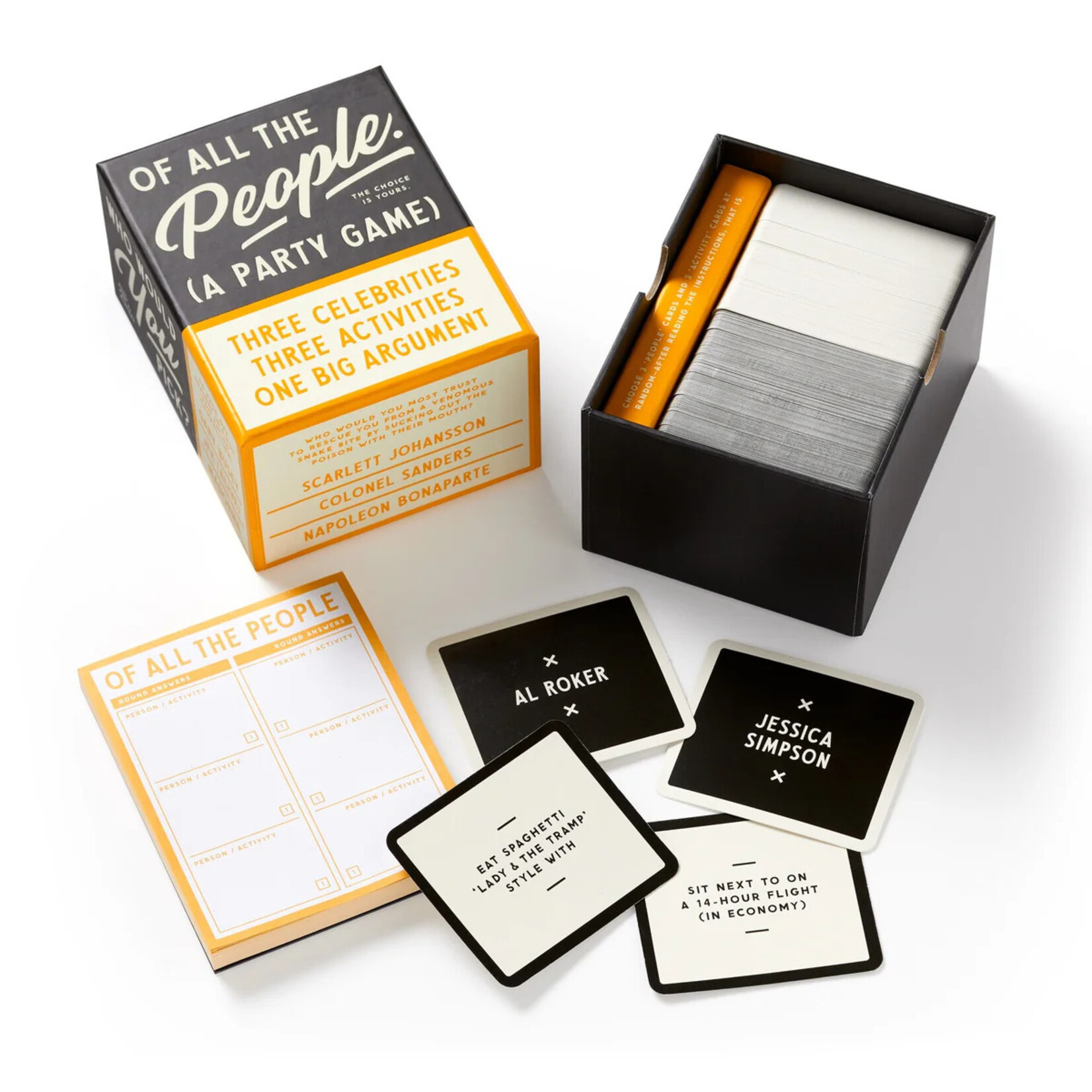 Chronicle Books Brass Monkey Of All The People Social Game