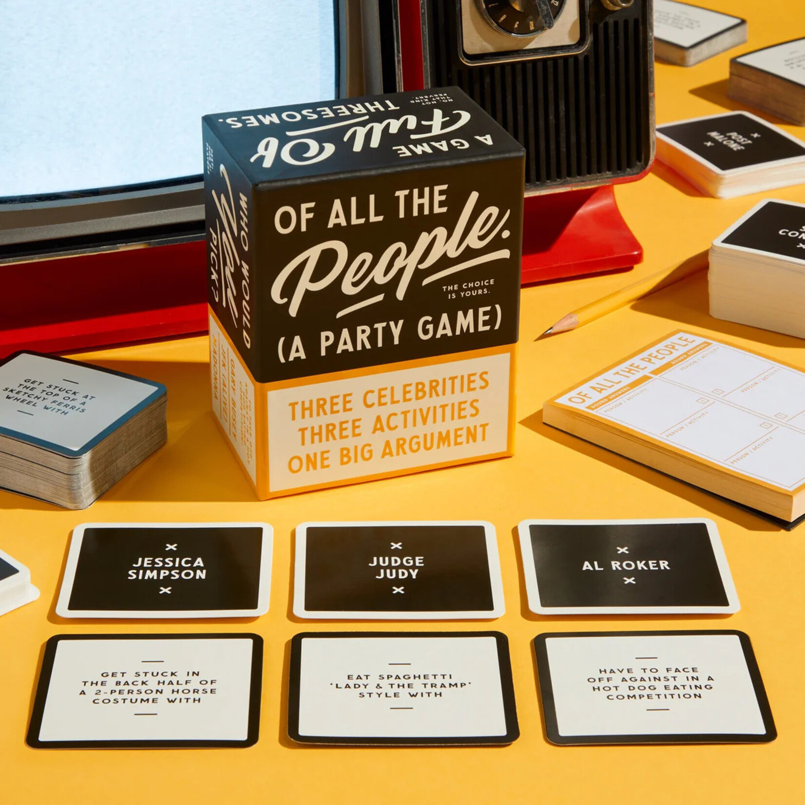 Chronicle Books Brass Monkey Of All The People Social Game