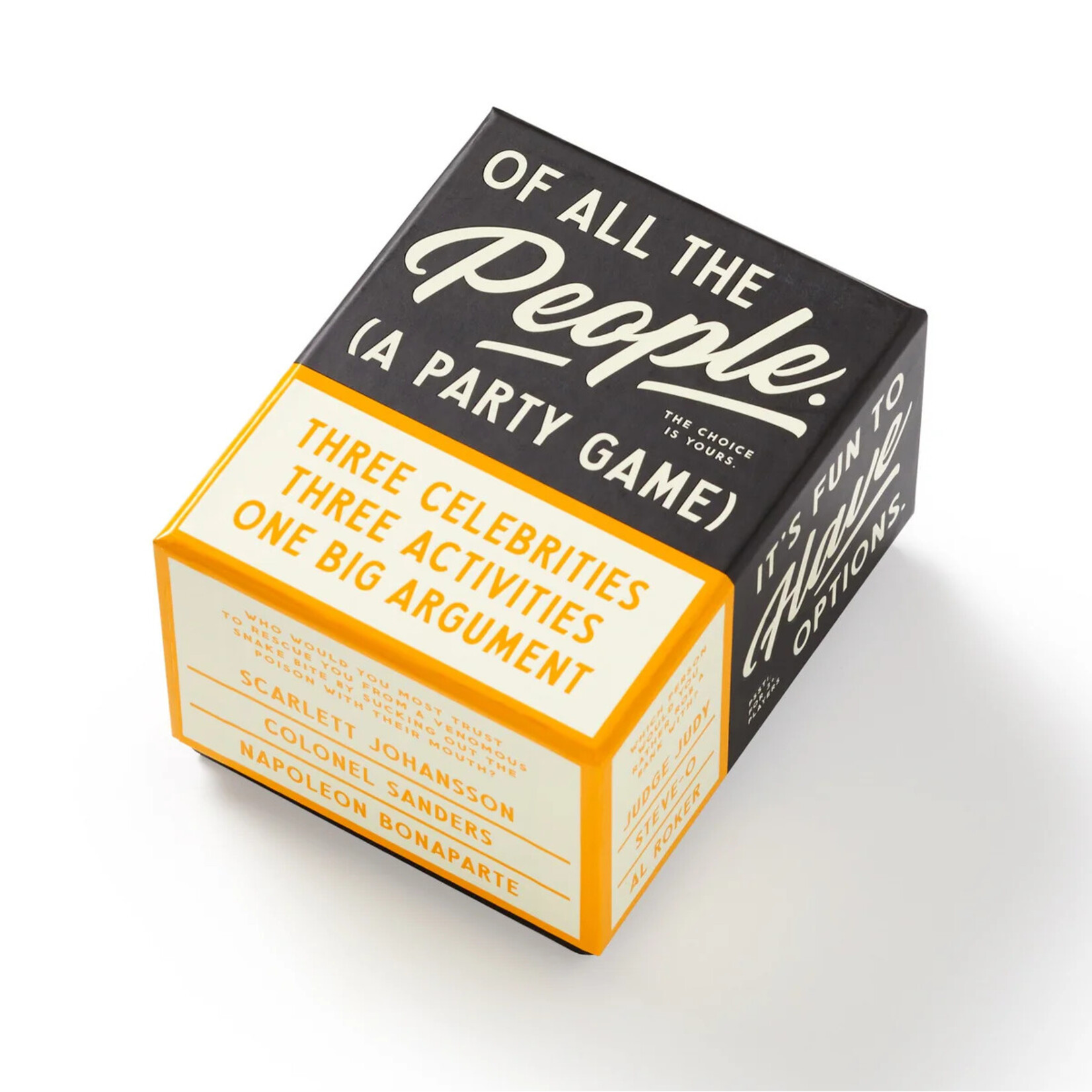 Chronicle Books Brass Monkey Of All The People Social Game