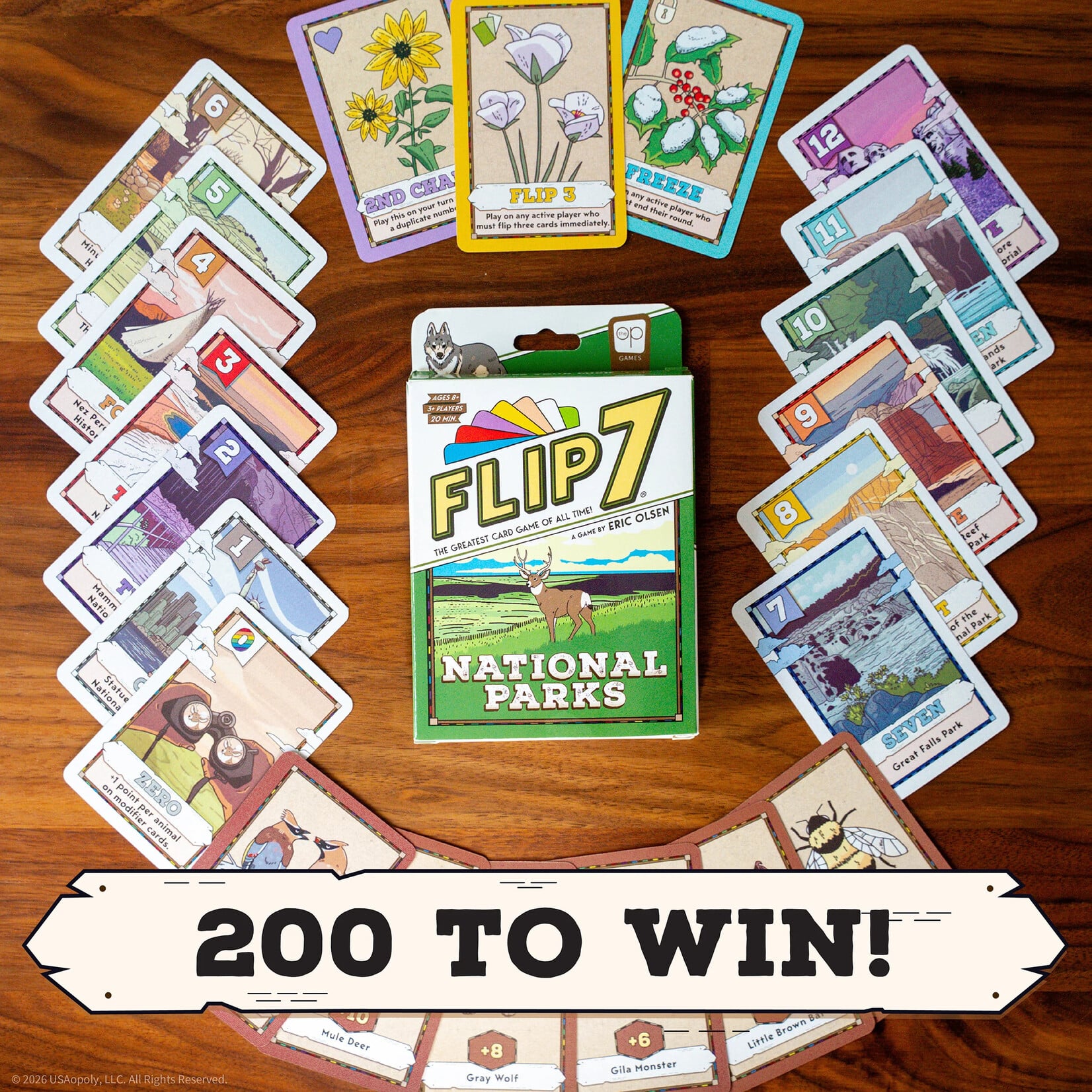 The OP Games Flip 7: National Parks