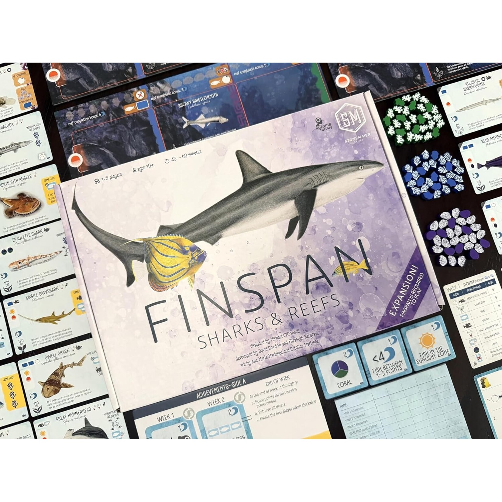 Stonemaier Games Finspan Sharks & Reefs