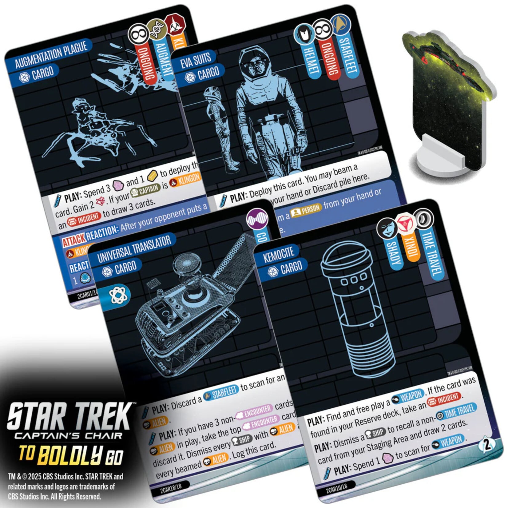 WizKids/Neca Star Trek: Captain's Chair: To Boldly Go