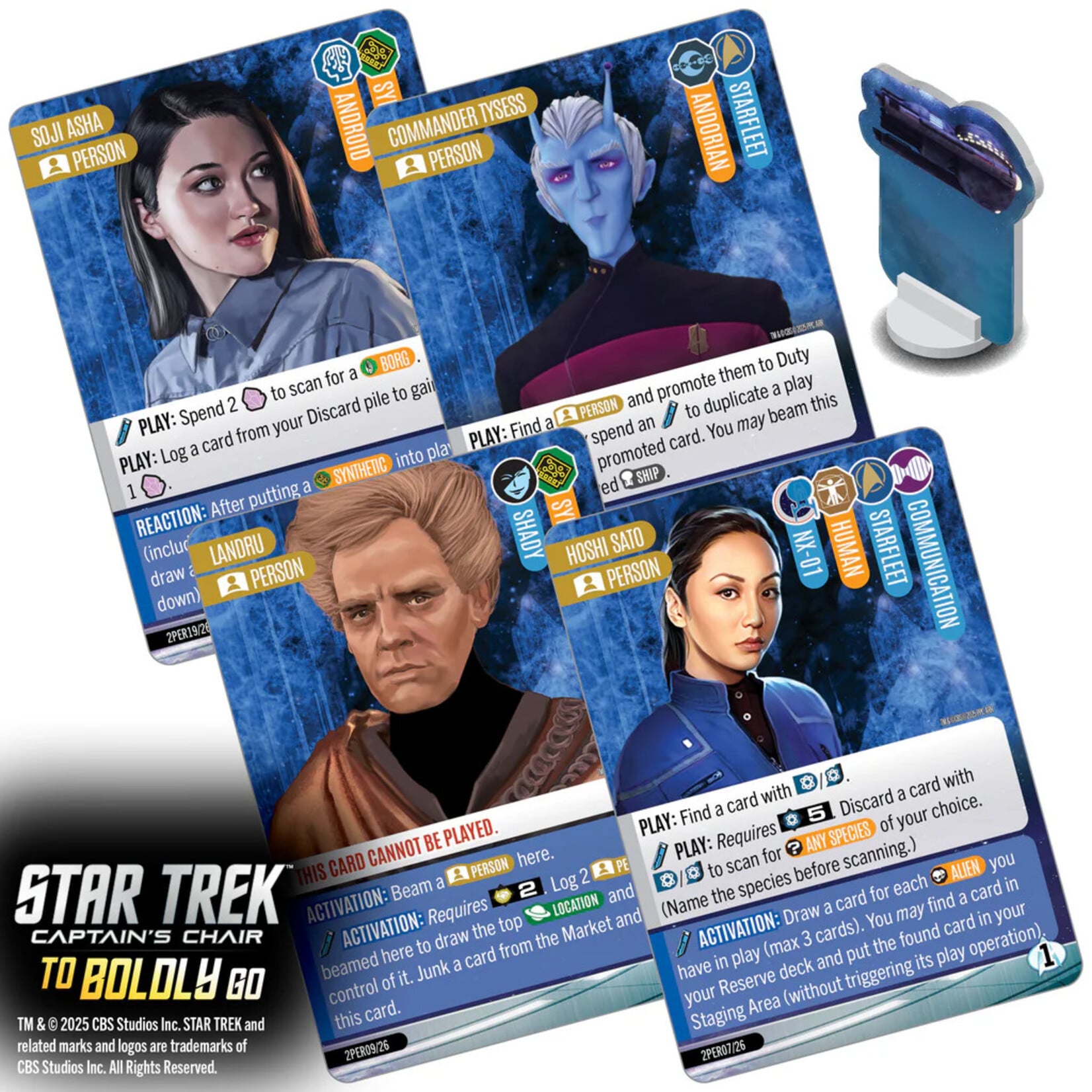 WizKids/Neca Star Trek: Captain's Chair: To Boldly Go