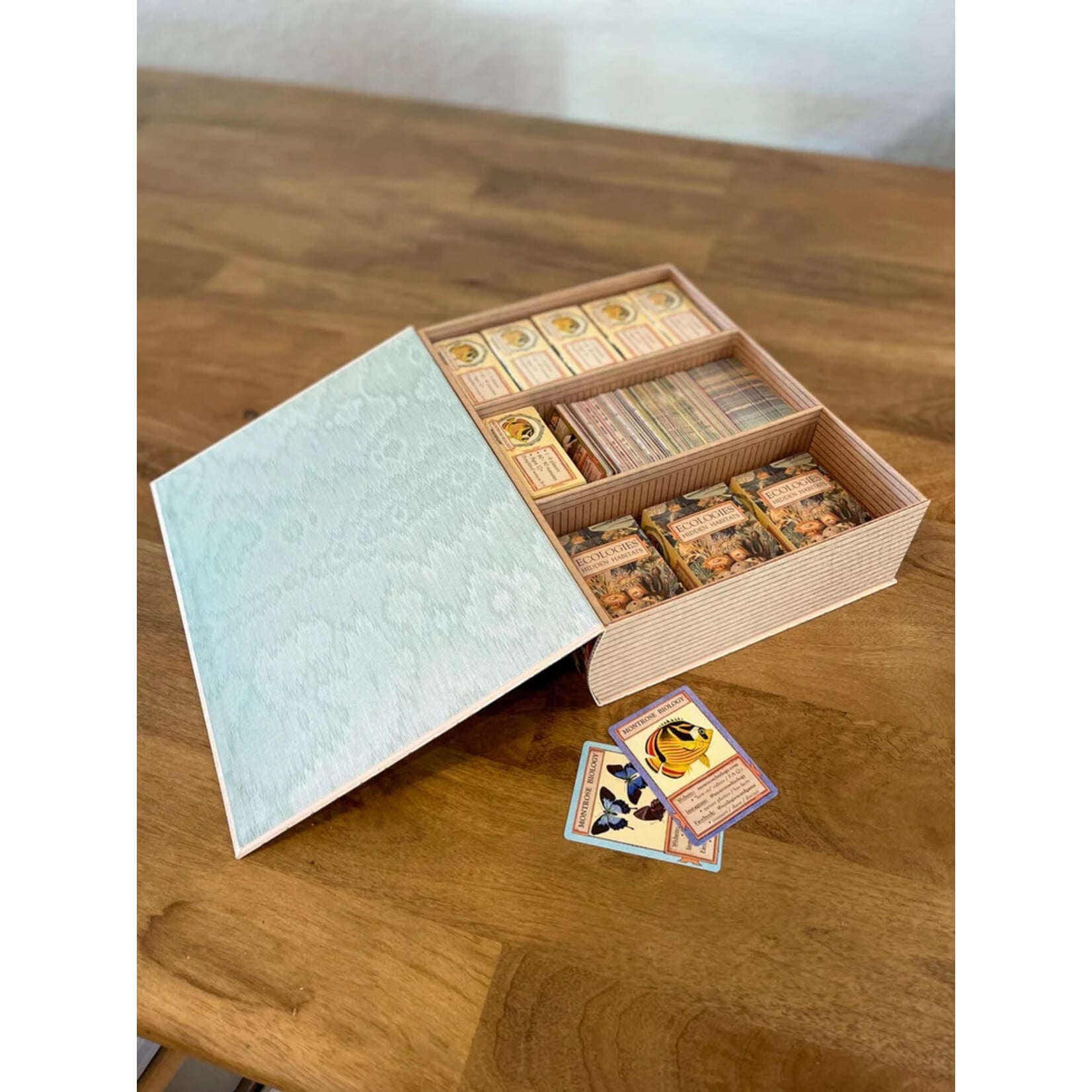 Montrose Biology Ecologies: Faux Book Box Container and Organizer