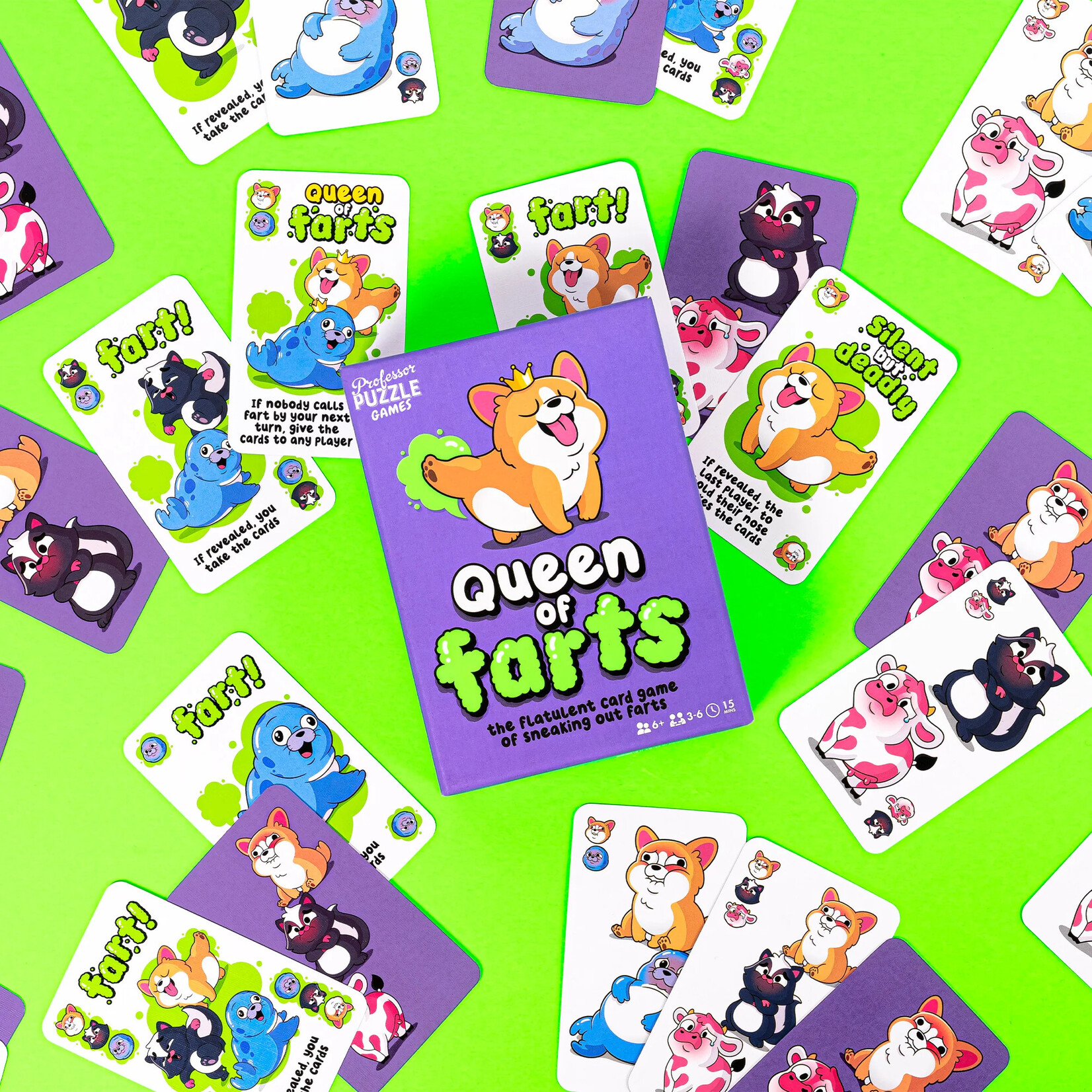 Professor Puzzle Queen of Farts Game