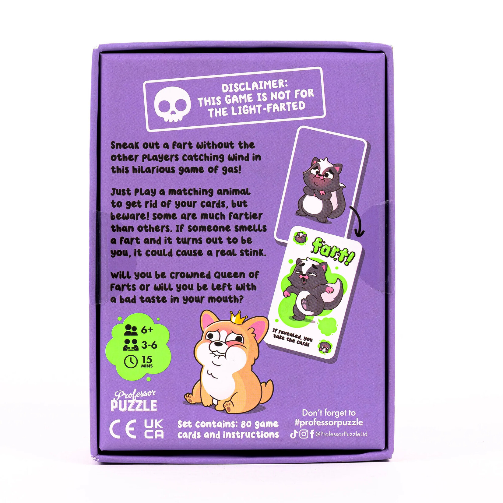 Professor Puzzle Queen of Farts Game