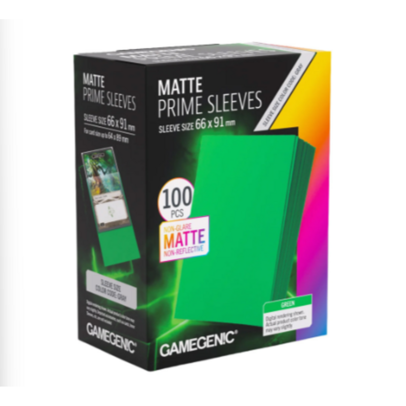 Matte Prime Card Sleeves: Green