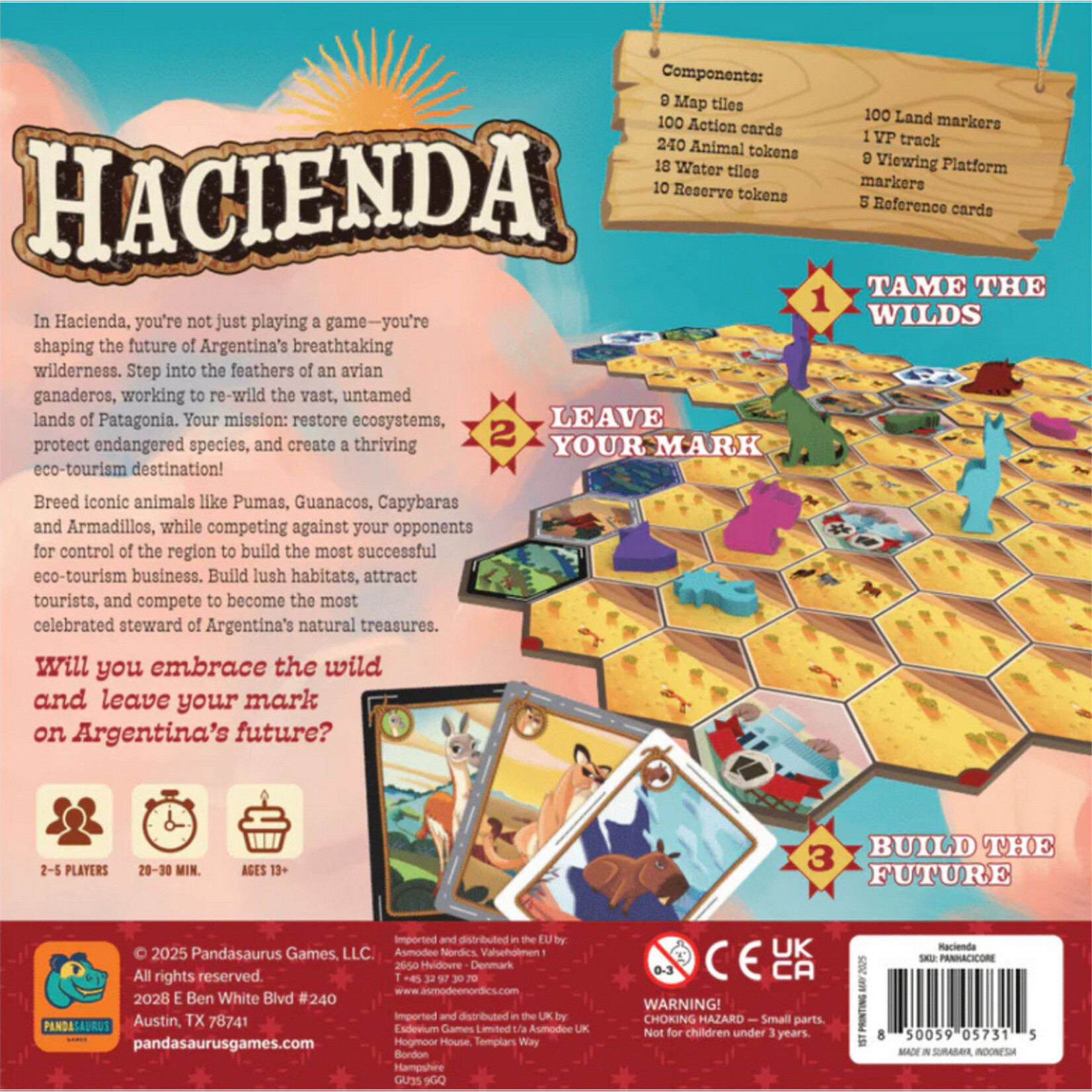 Pandasaurus Games Hacienda