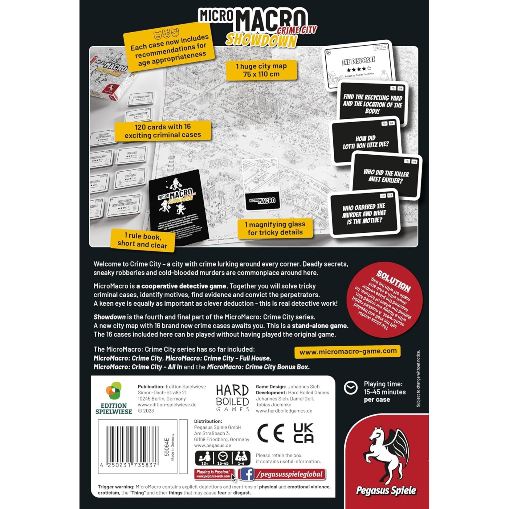Pegasus Spiele MicroMacro: Crime City: Showdown