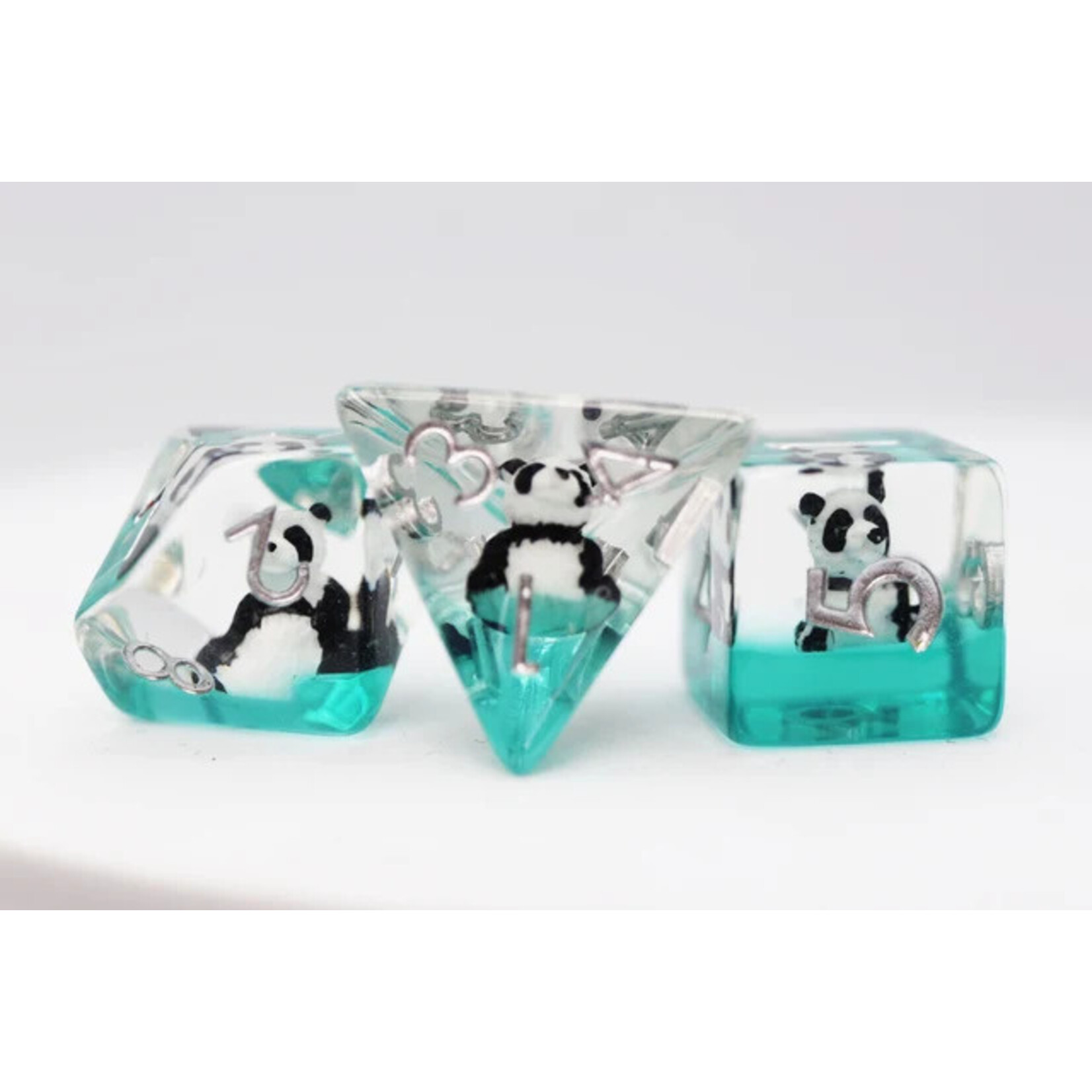 Foam Brain Games Panda on Water RPG Dice Set