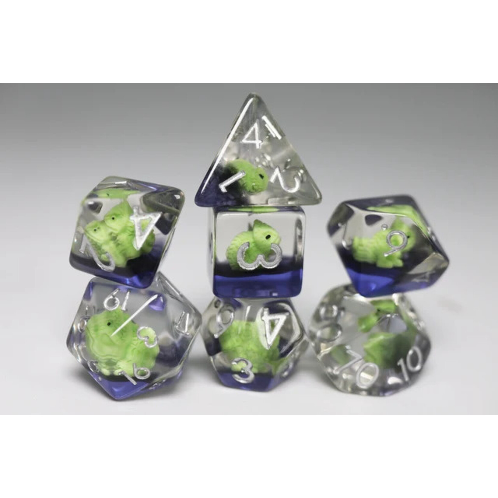 Foam Brain Games Colorful Chameleon RPG Dice Set