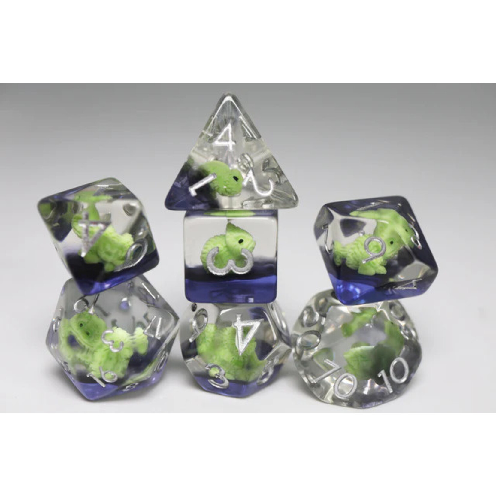 Foam Brain Games Colorful Chameleon RPG Dice Set