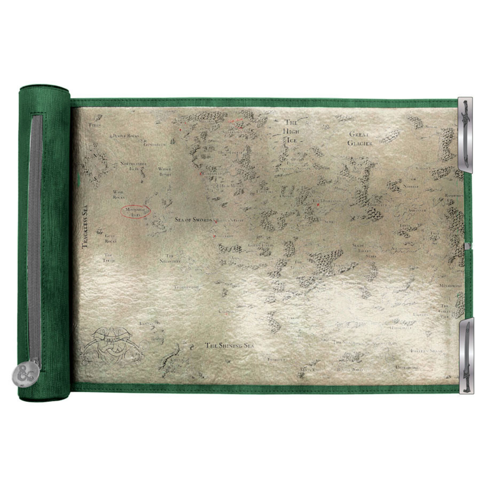 Ultra Pro ARTIFACTS ACROSS ETERNITIES: DRIZZT AND THE FORGOTTEN REALMS PREMIUM DICE SCROLL MAP