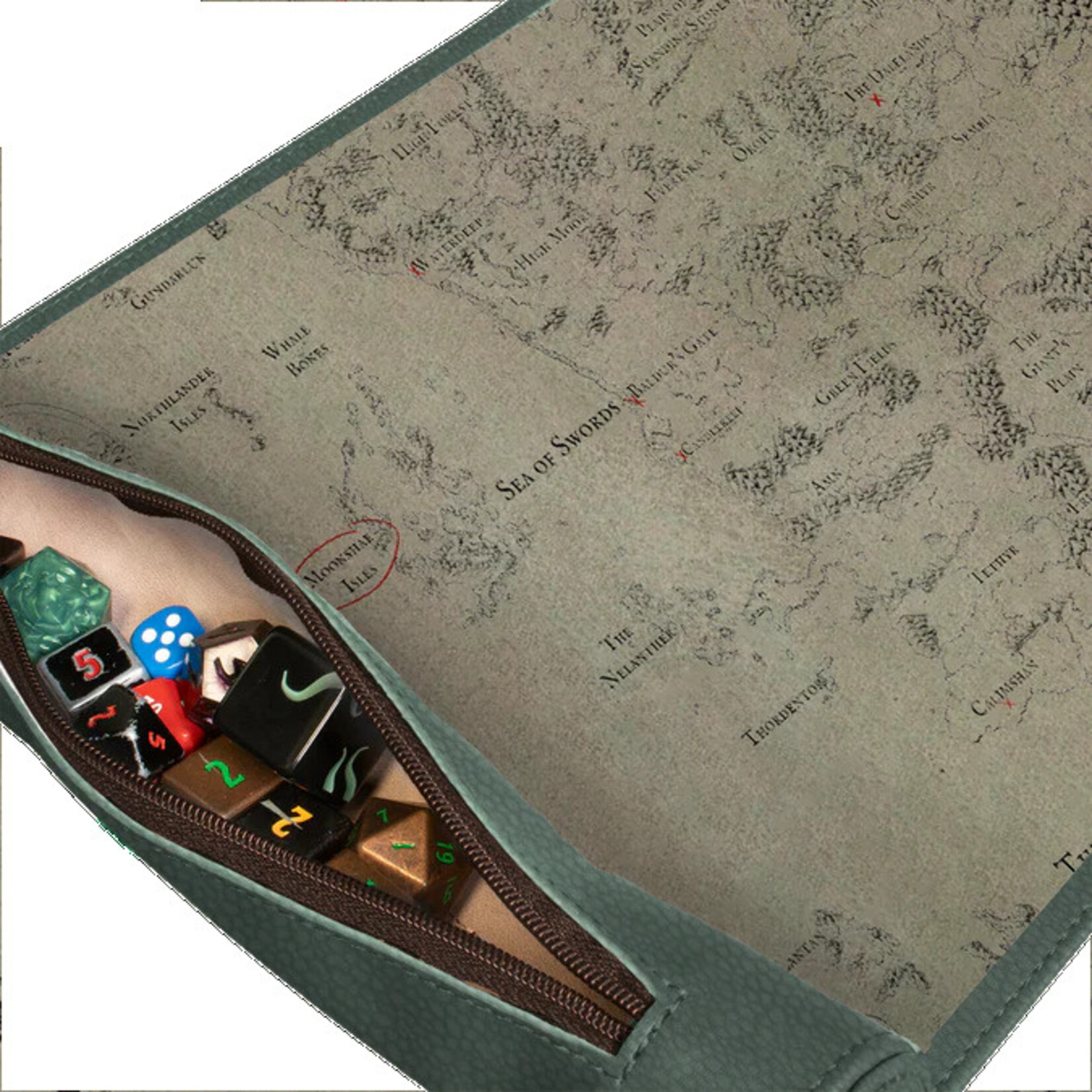Ultra Pro ARTIFACTS ACROSS ETERNITIES: DRIZZT AND THE FORGOTTEN REALMS PREMIUM DICE SCROLL MAP
