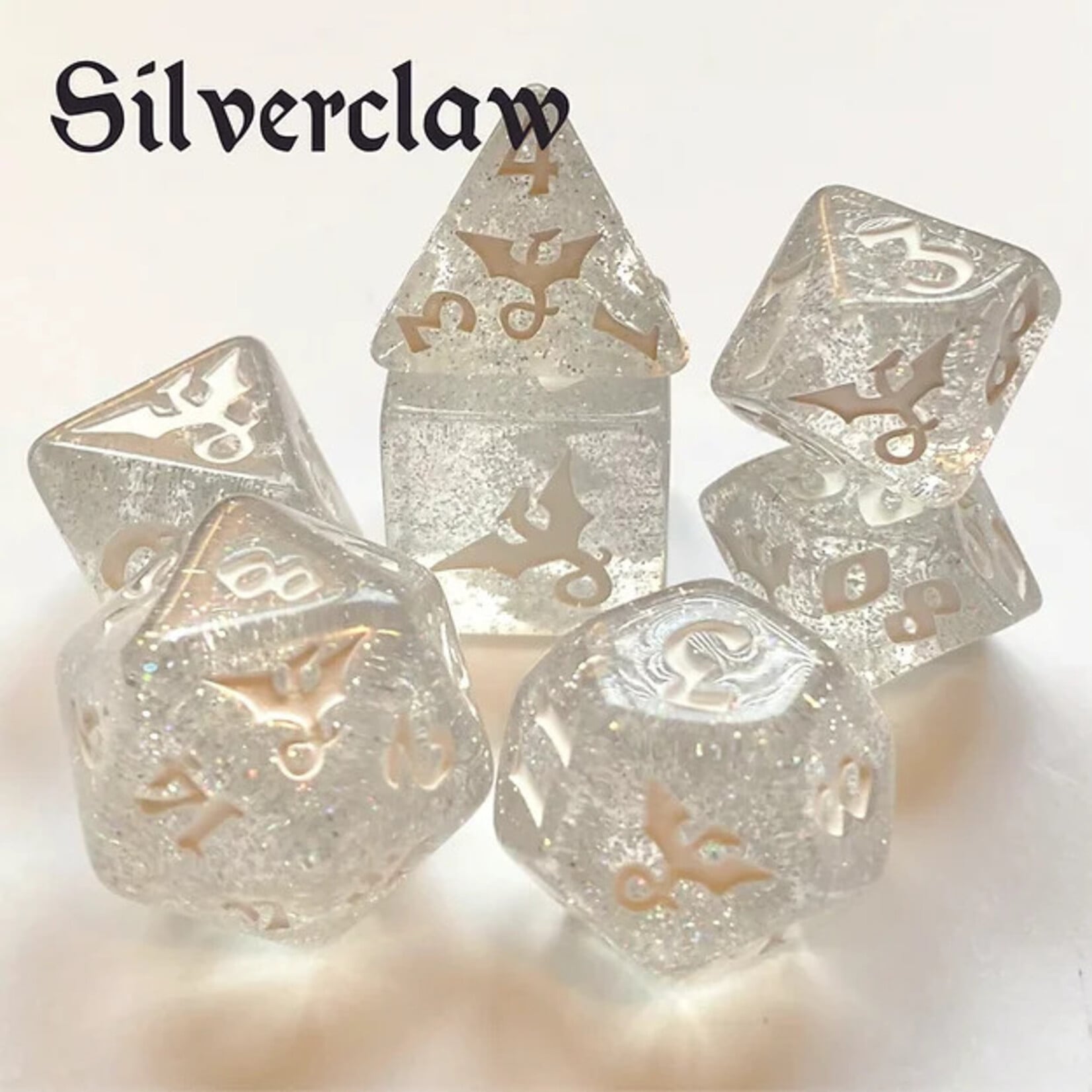 Black Oak Workshop 7-Set Glitter: Dragon: Silverclaw