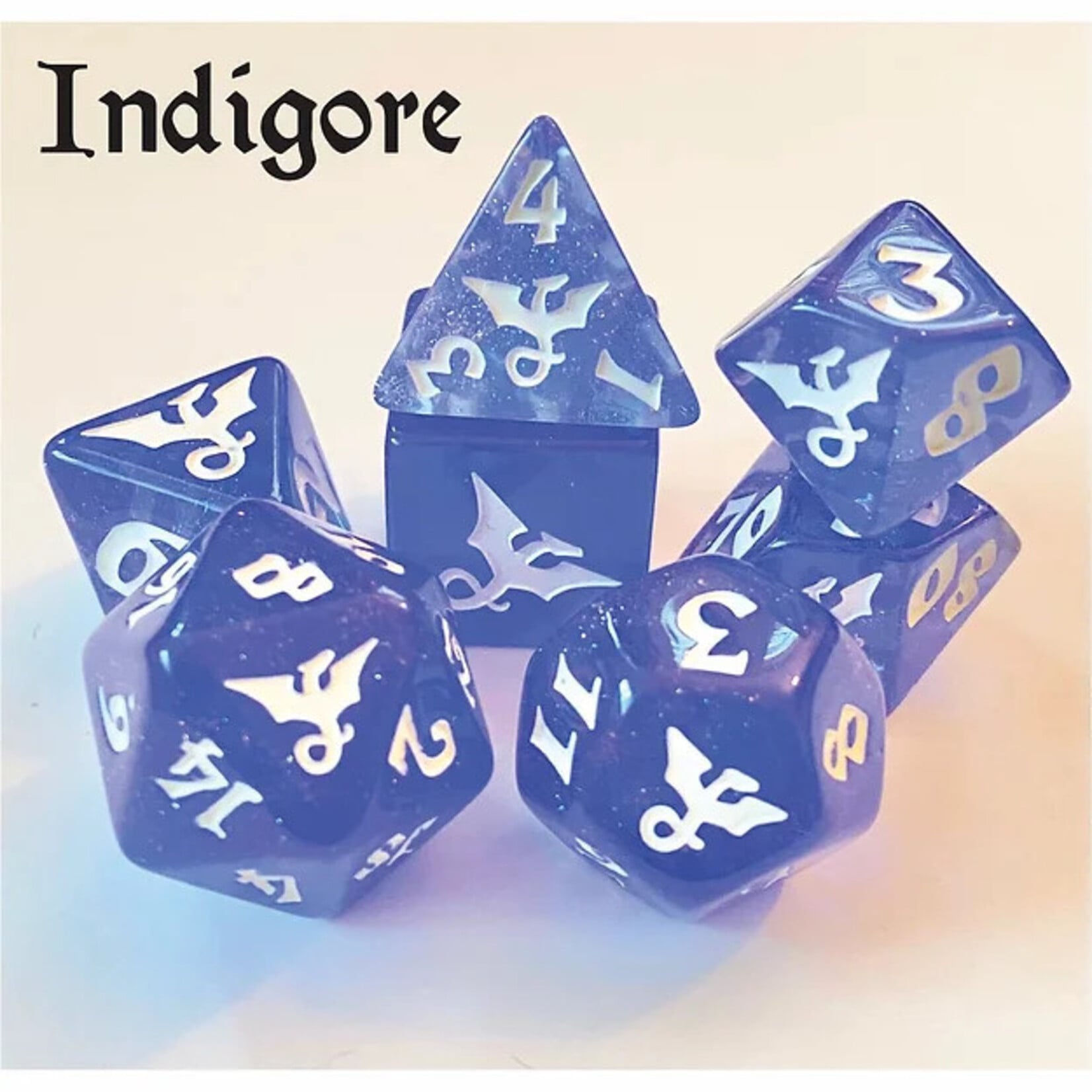 Black Oak Workshop 7-Set Glitter: Dragon: Indigore