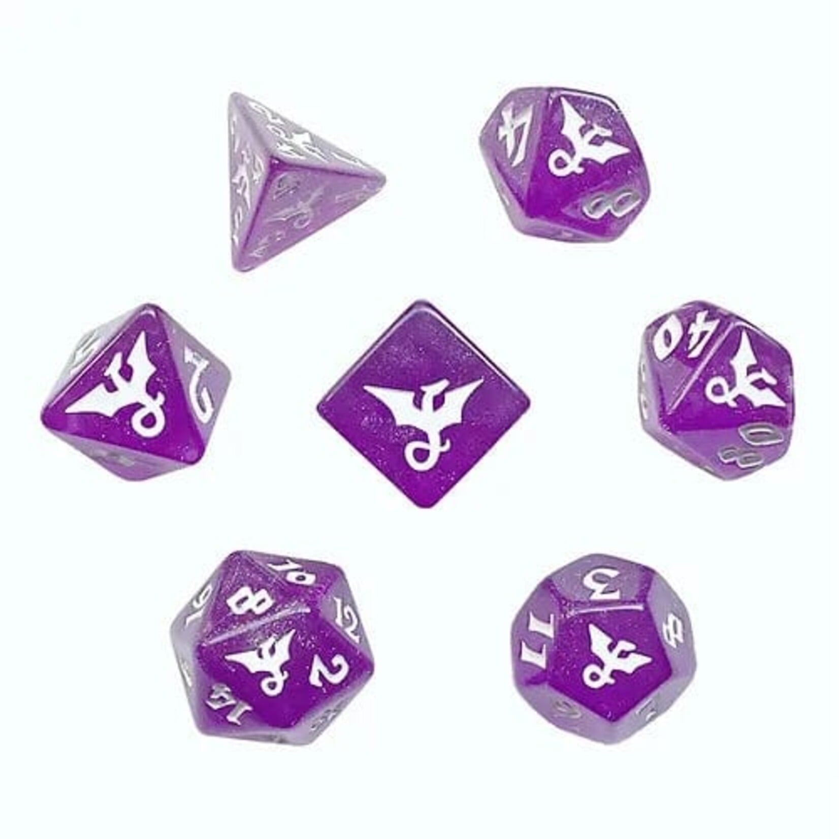 Black Oak Workshop 7-Set Glitter: Dragon: Violet