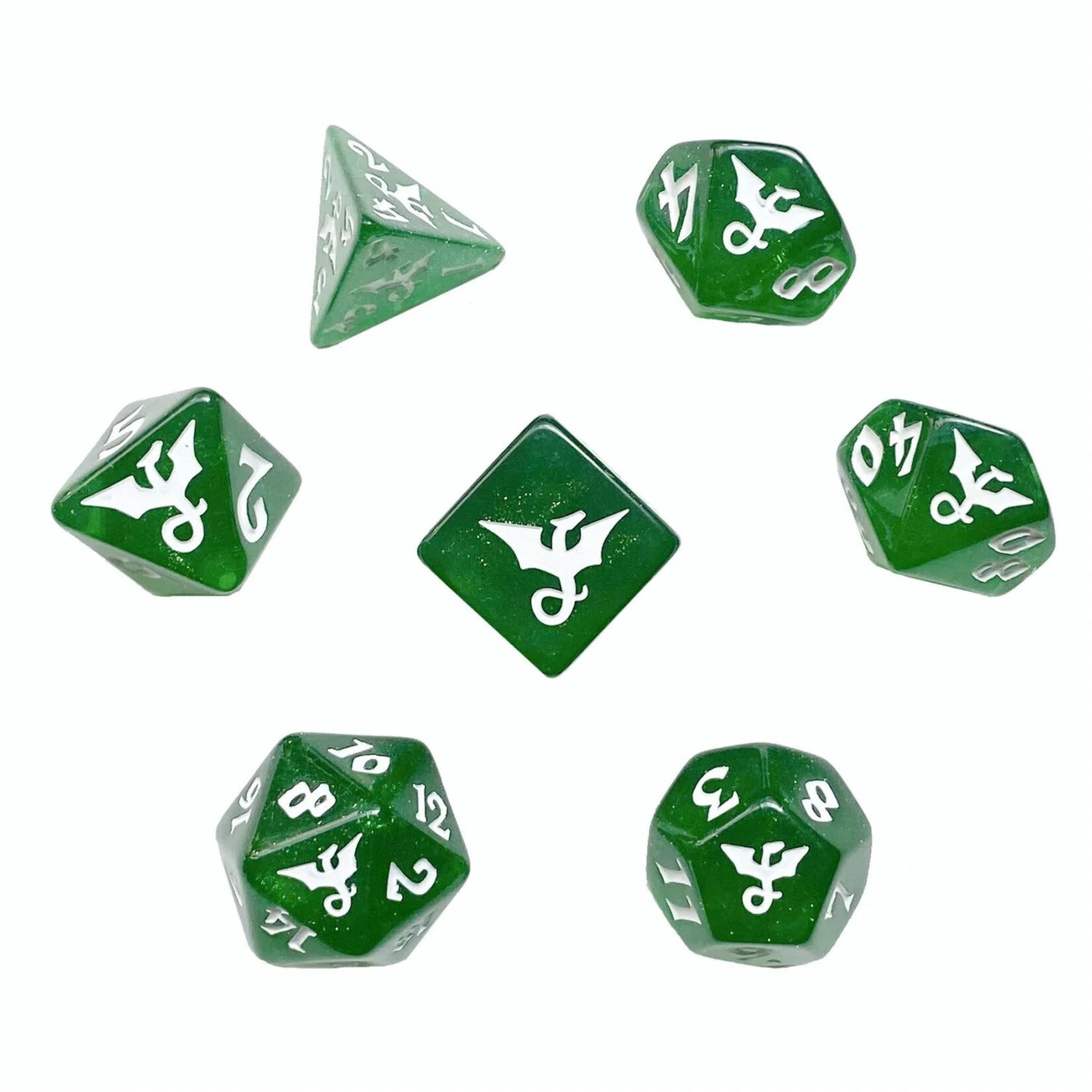 Black Oak Workshop 7-Set Glitter: Dragon: Veridius