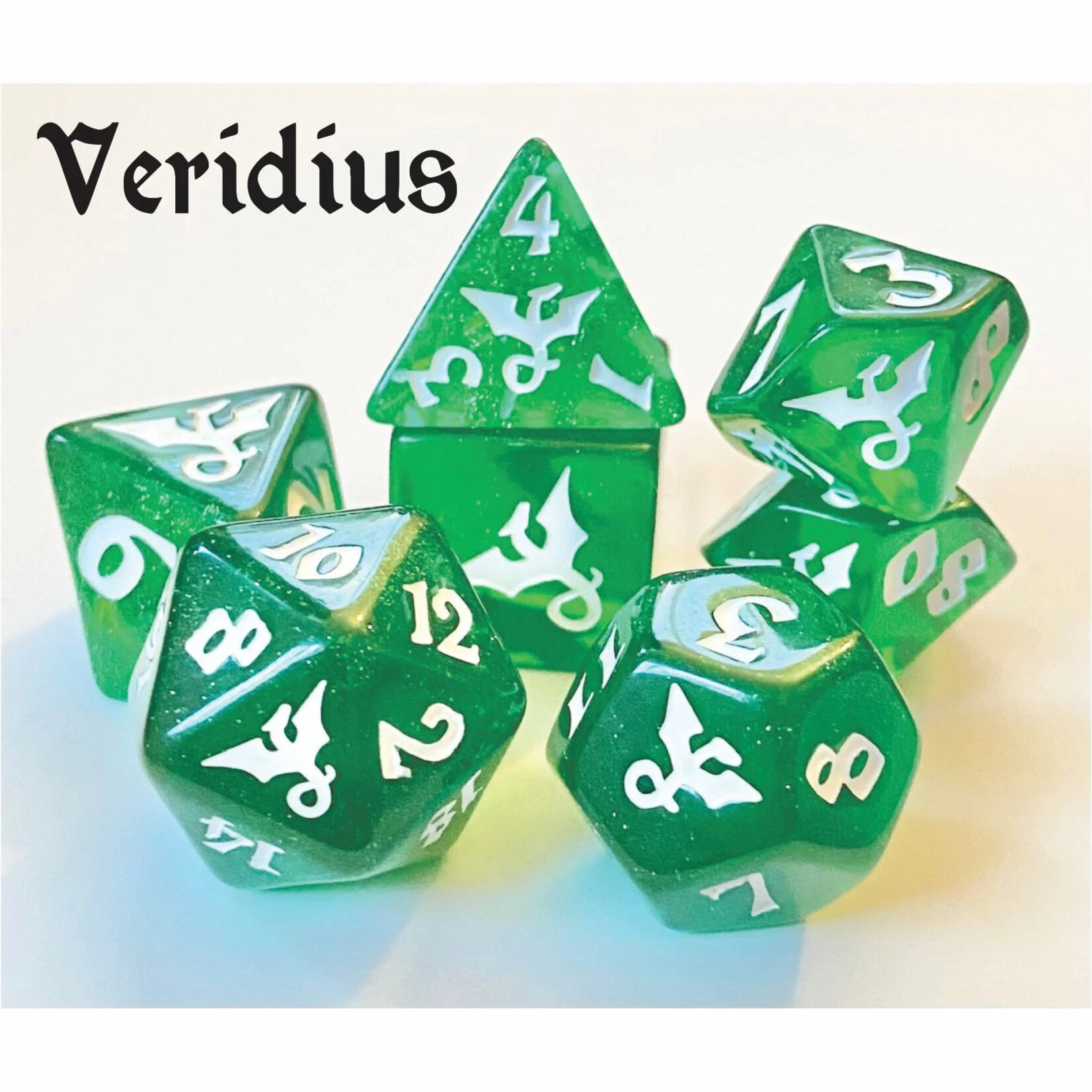 Black Oak Workshop 7-Set Glitter: Dragon: Veridius