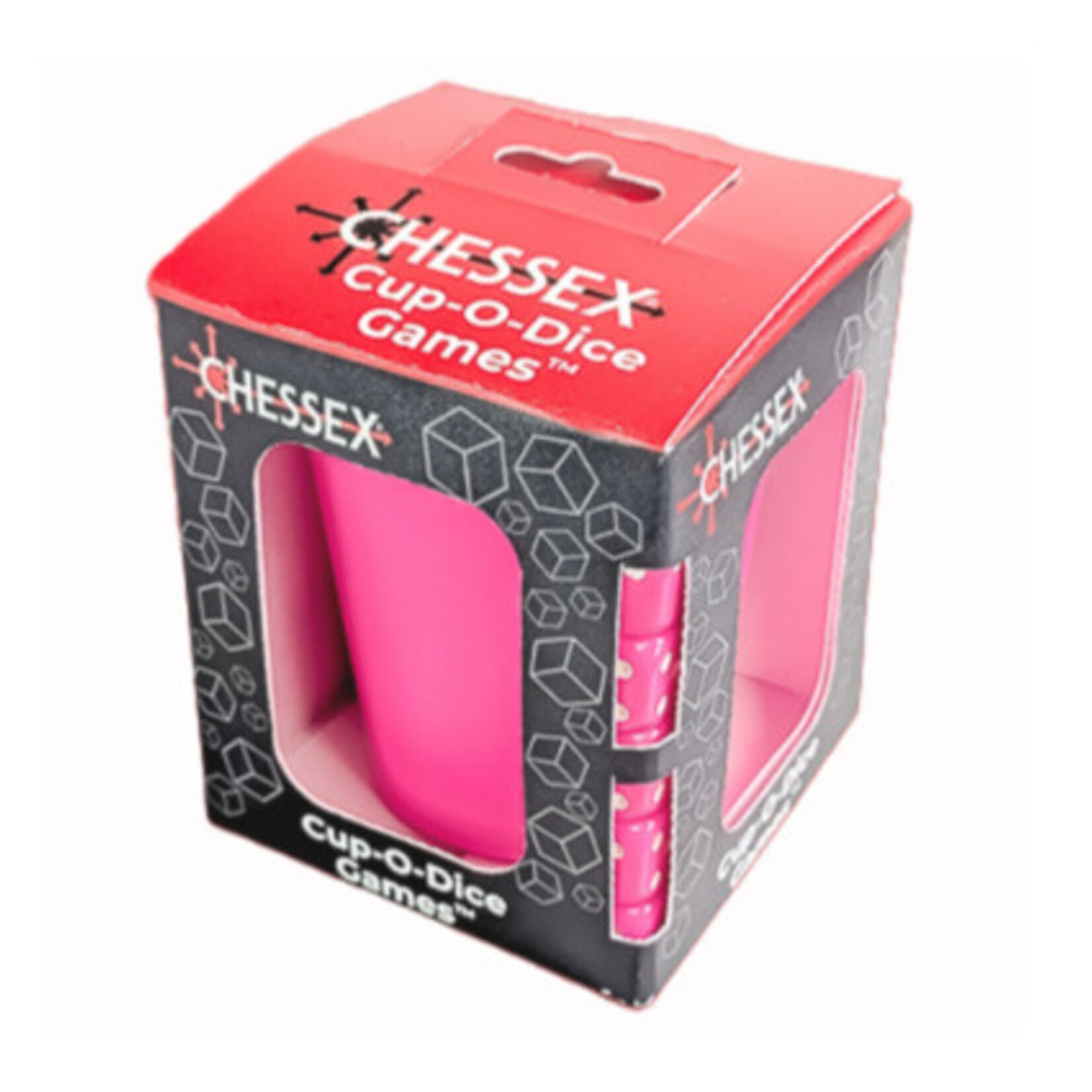 Chessex Cup-O-Dice Games™ Neon Pink