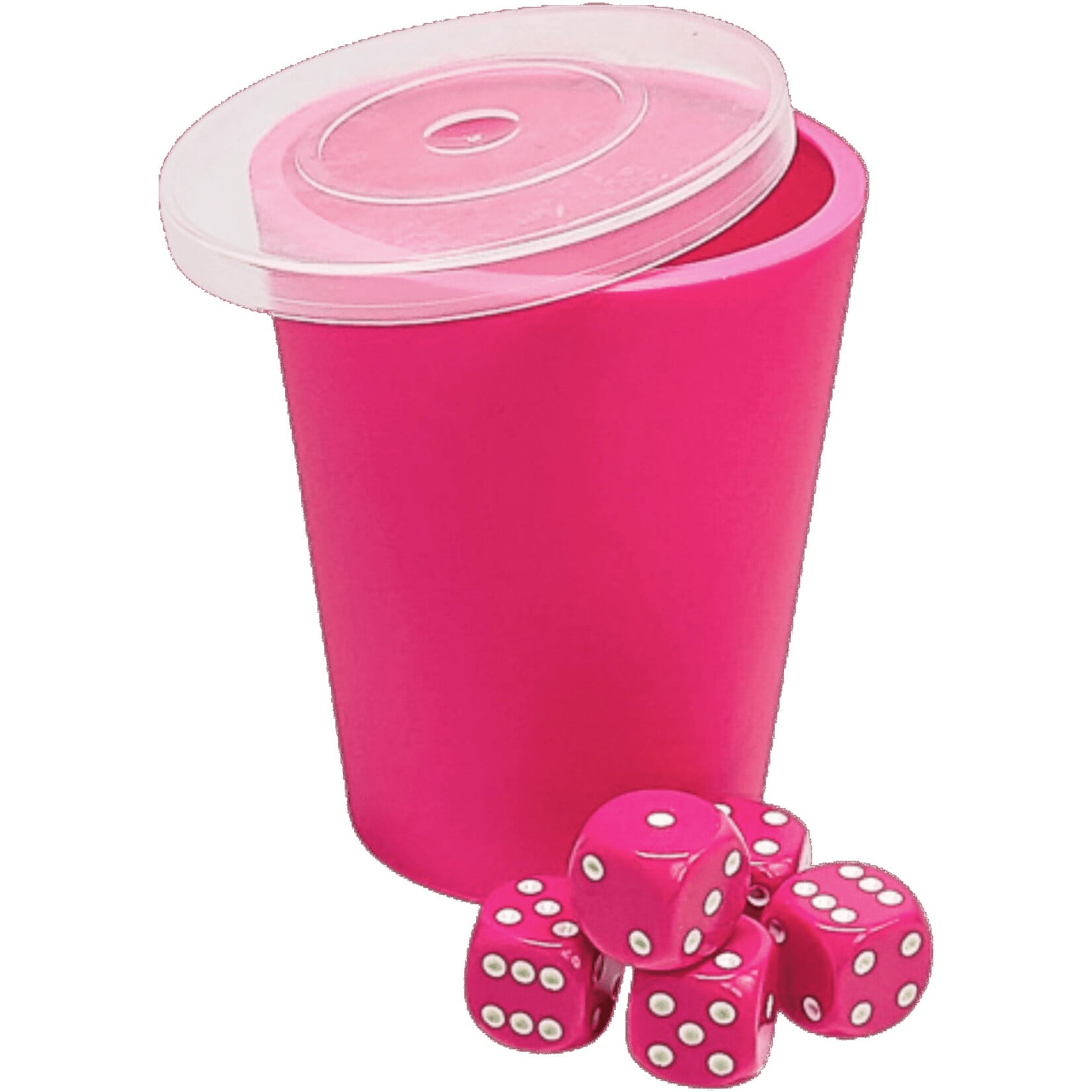 Chessex Cup-O-Dice Games™ Neon Pink
