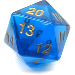 Koplow d20 Single 55mm Countdown Sapphire with Gold