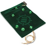 Enhance Gaming Green Tabletop Roll on a Scroll Dice Case