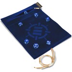 Enhance Gaming Blue Tabletop Roll on a Scroll Dice Case
