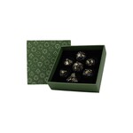 Let's Play Games Tentacular Dice Set - Black with Gold 7-Set