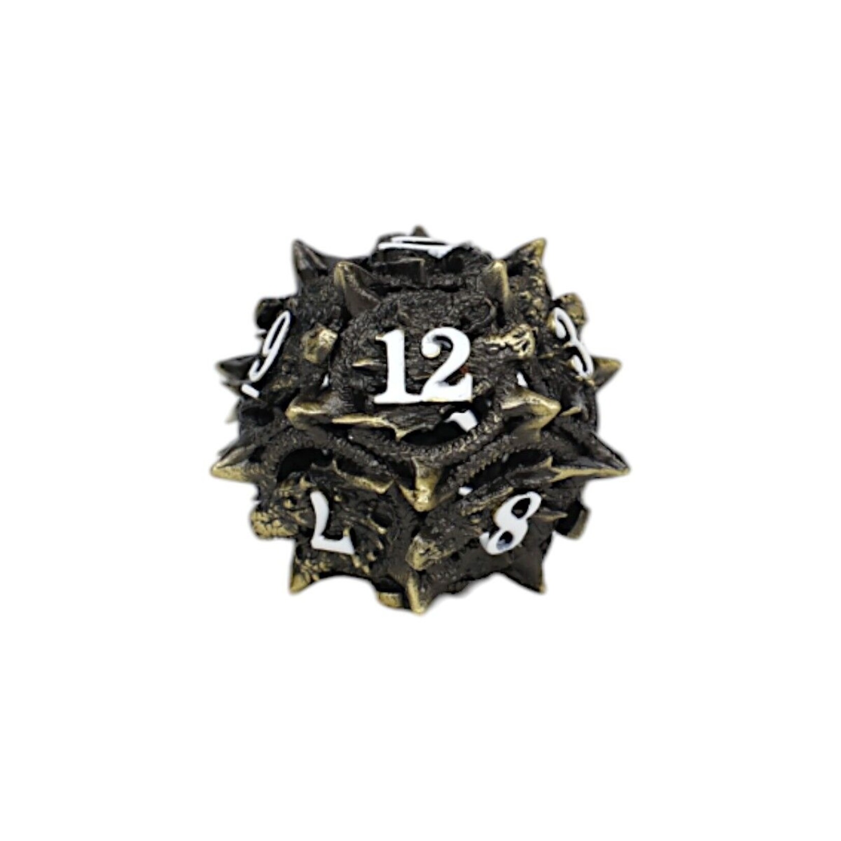 Let's Play Games Dragon Rage Dice Set - Tarnished Gold 7-Set