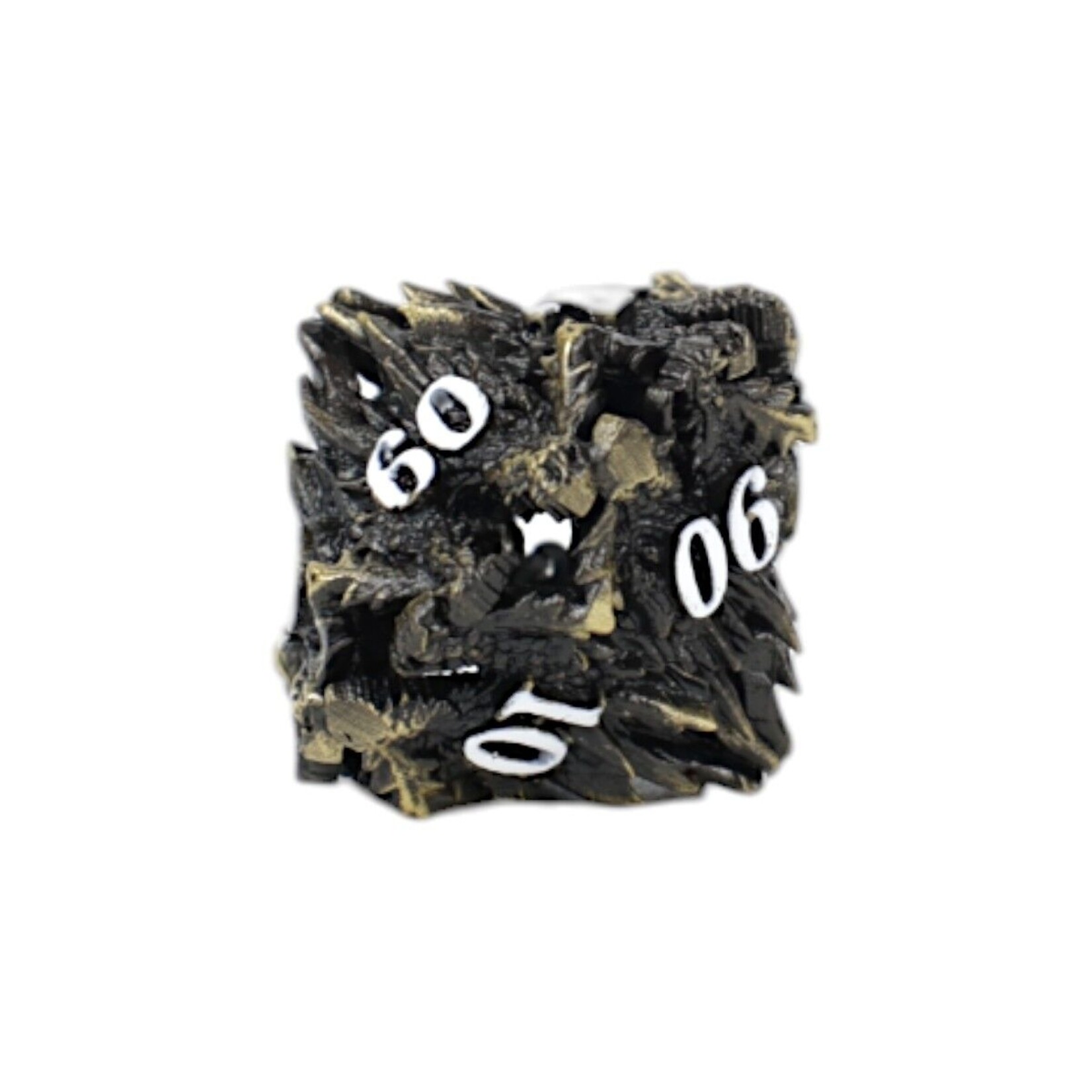 Let's Play Games Dragon Rage Dice Set - Tarnished Gold 7-Set