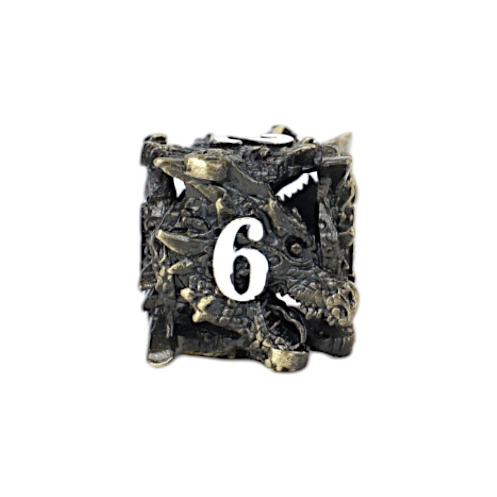 Let's Play Games Dragon Rage Dice Set - Tarnished Gold 7-Set