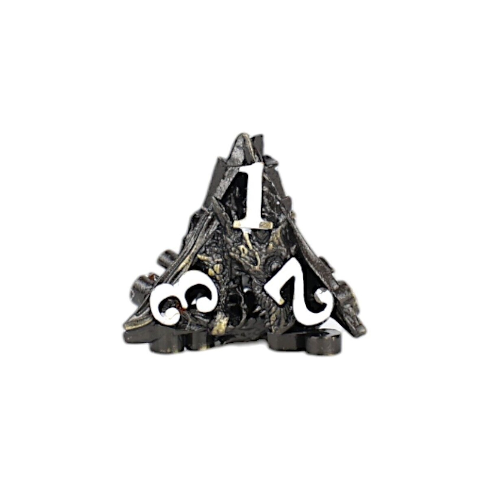 Let's Play Games Dragon Rage Dice Set - Tarnished Gold 7-Set