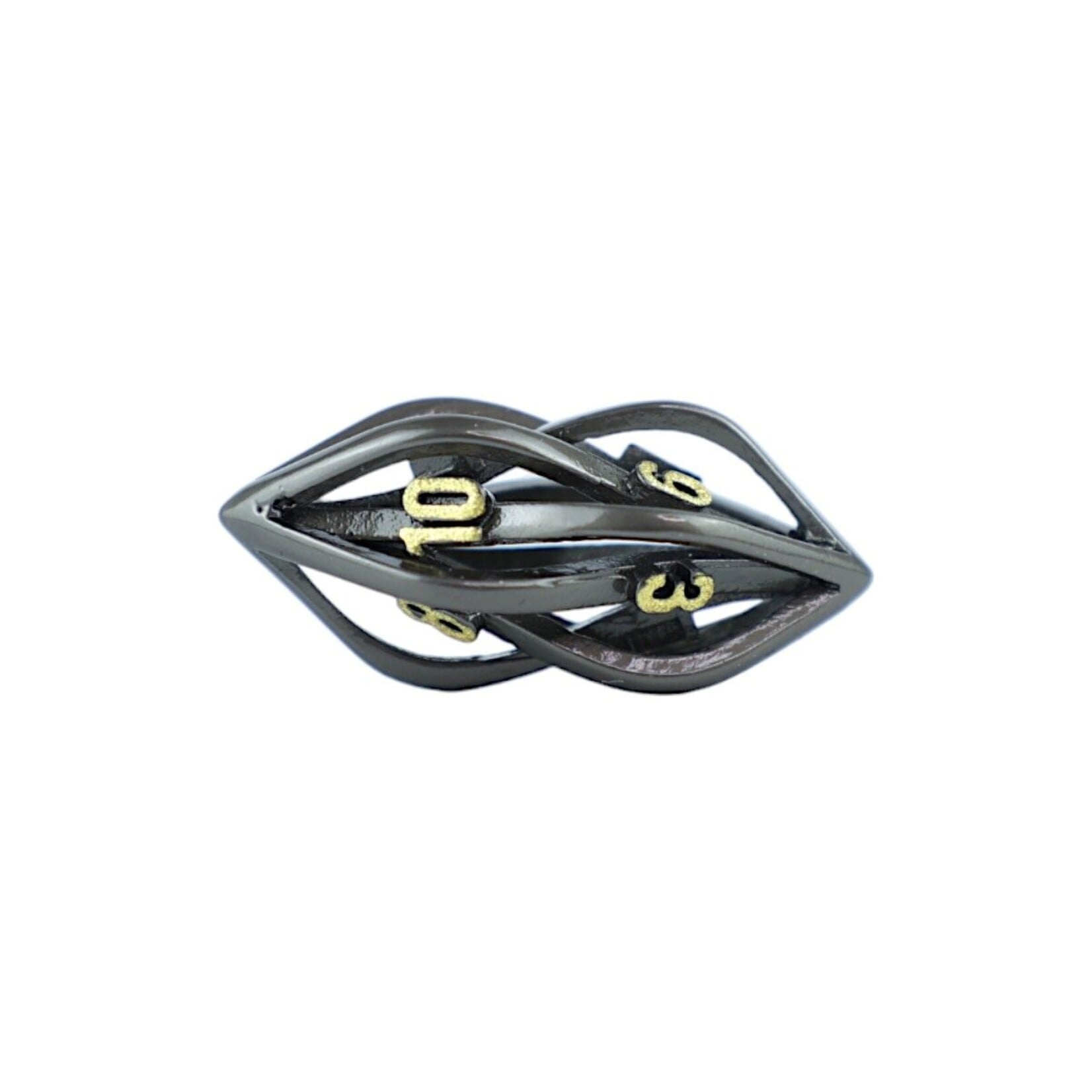 Let's Play Games Hollow Elliptic - Black and Gold 7-Set