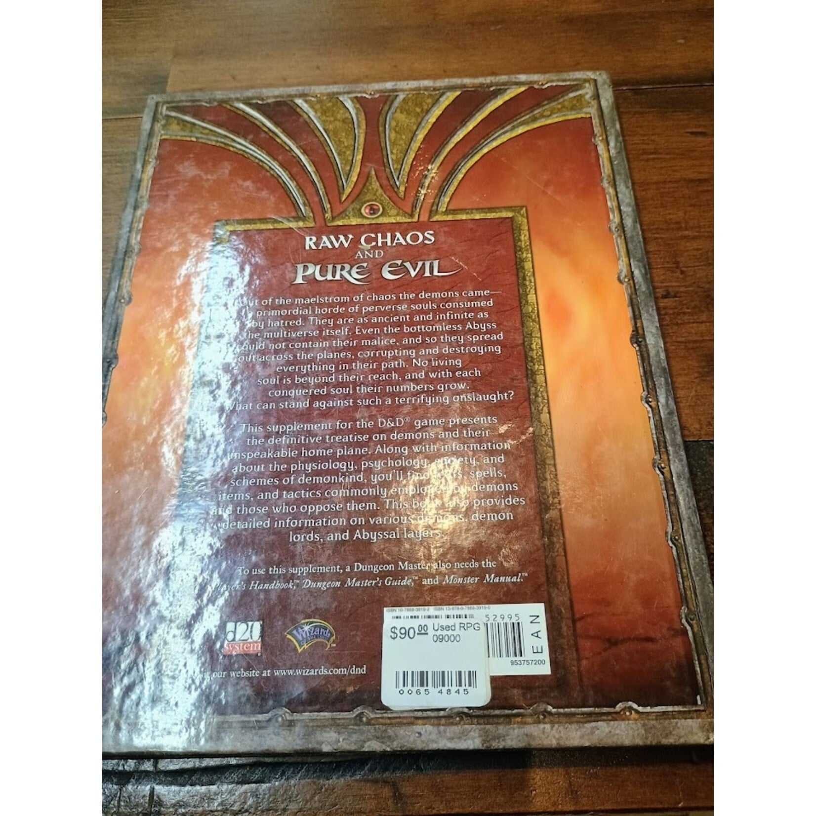 USED D&D Fiendish Codex 1: Hordes of the Abyss
