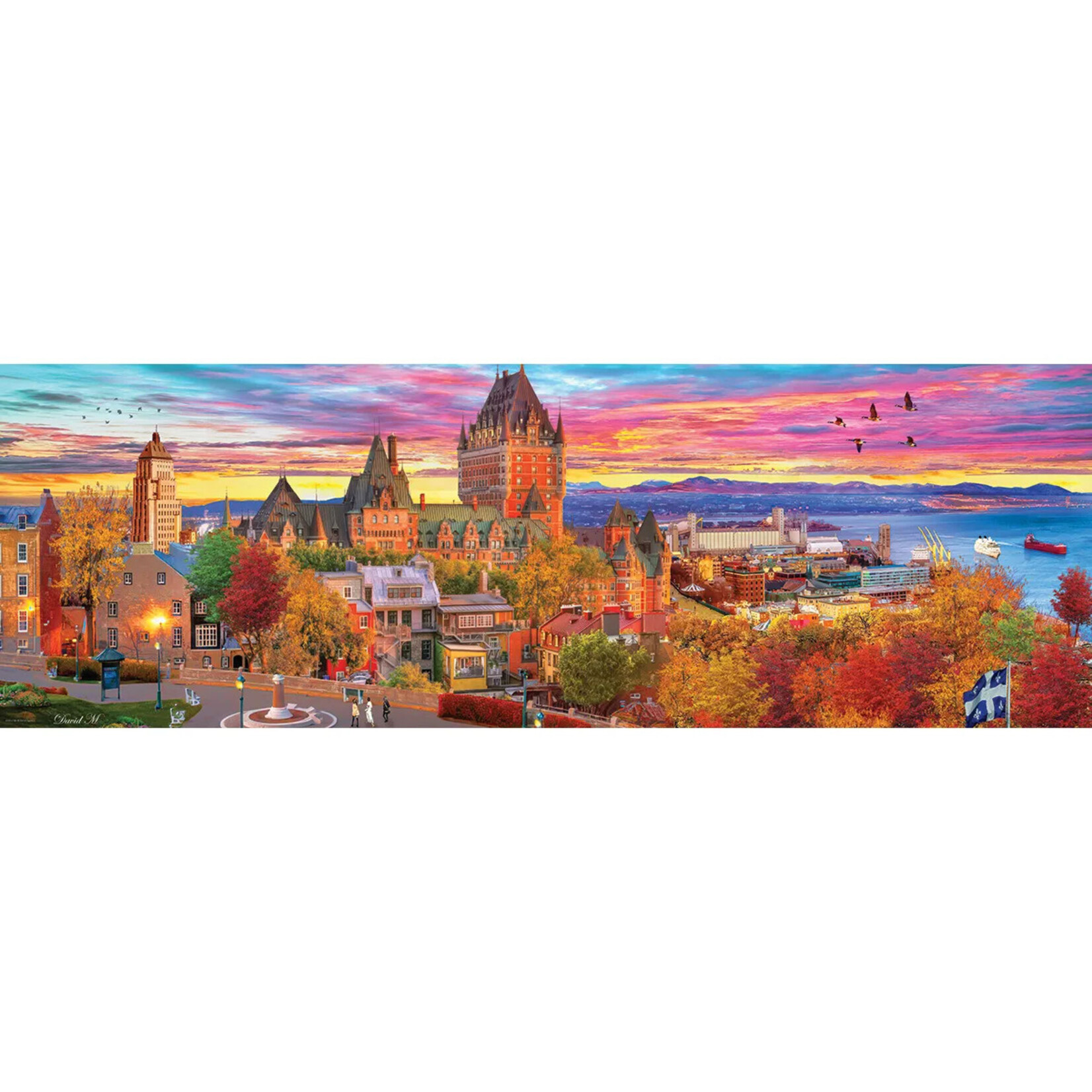EuroGraphics Puzzles Quebec City Panoramic 1000pc