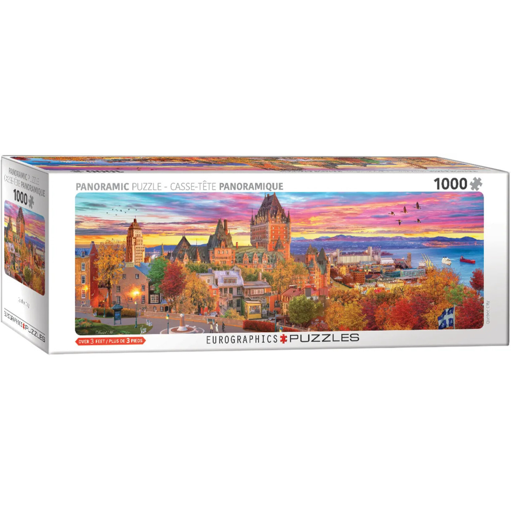 EuroGraphics Puzzles Quebec City Panoramic 1000pc