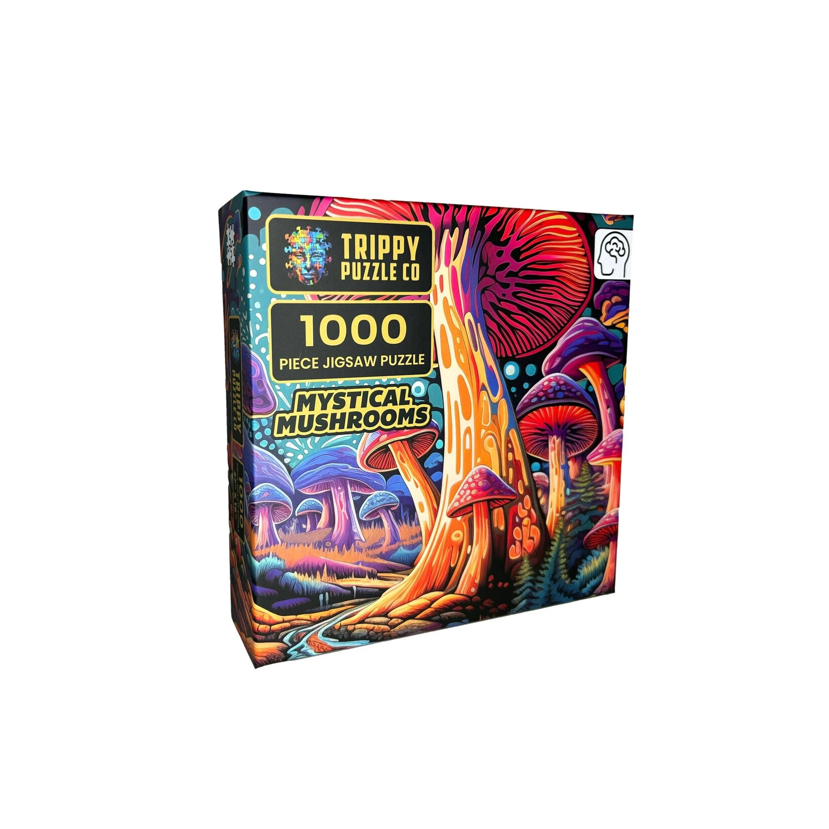 Trippy Puzzle Co Mystical Mushrooms Adult Classic Jigsaw Puzzle 1000pc