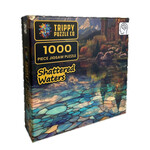 Trippy Puzzle Co Shattered Waters Stained Glass Classic Jigsaw Puzzle 1000pc
