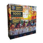 Trippy Puzzle Co Faithful Feast Stained Glass Classic Jigsaw Puzzle 1000pc