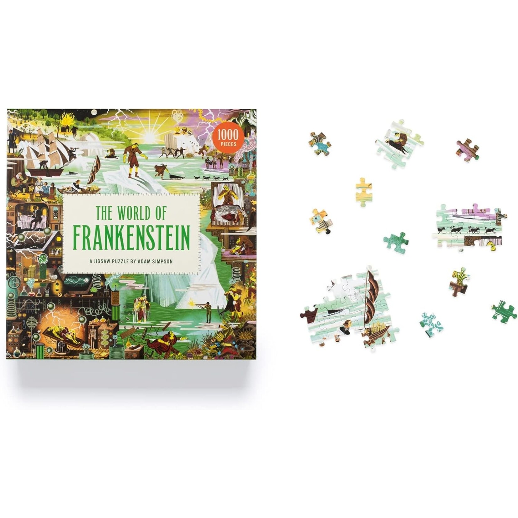 Chronicle Books The World of Frankenstein 1000pc