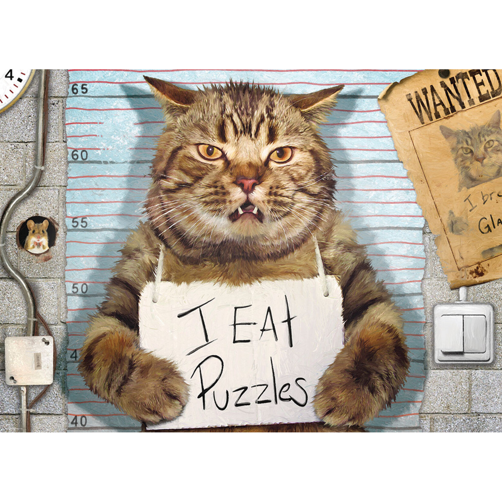EuroGraphics Puzzles Feline Felon 500pc
