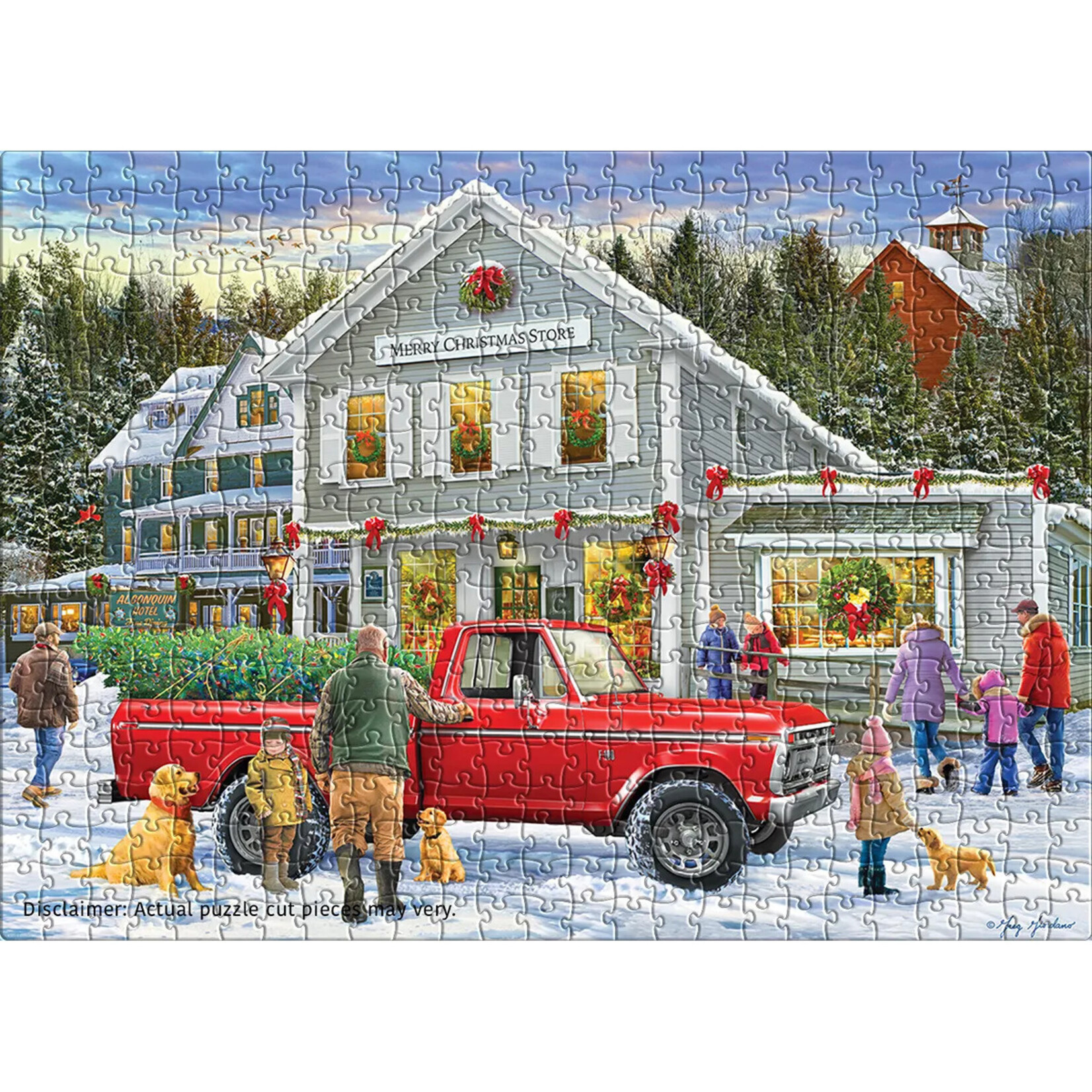 EuroGraphics Puzzles Merry Christmas Store 500pc