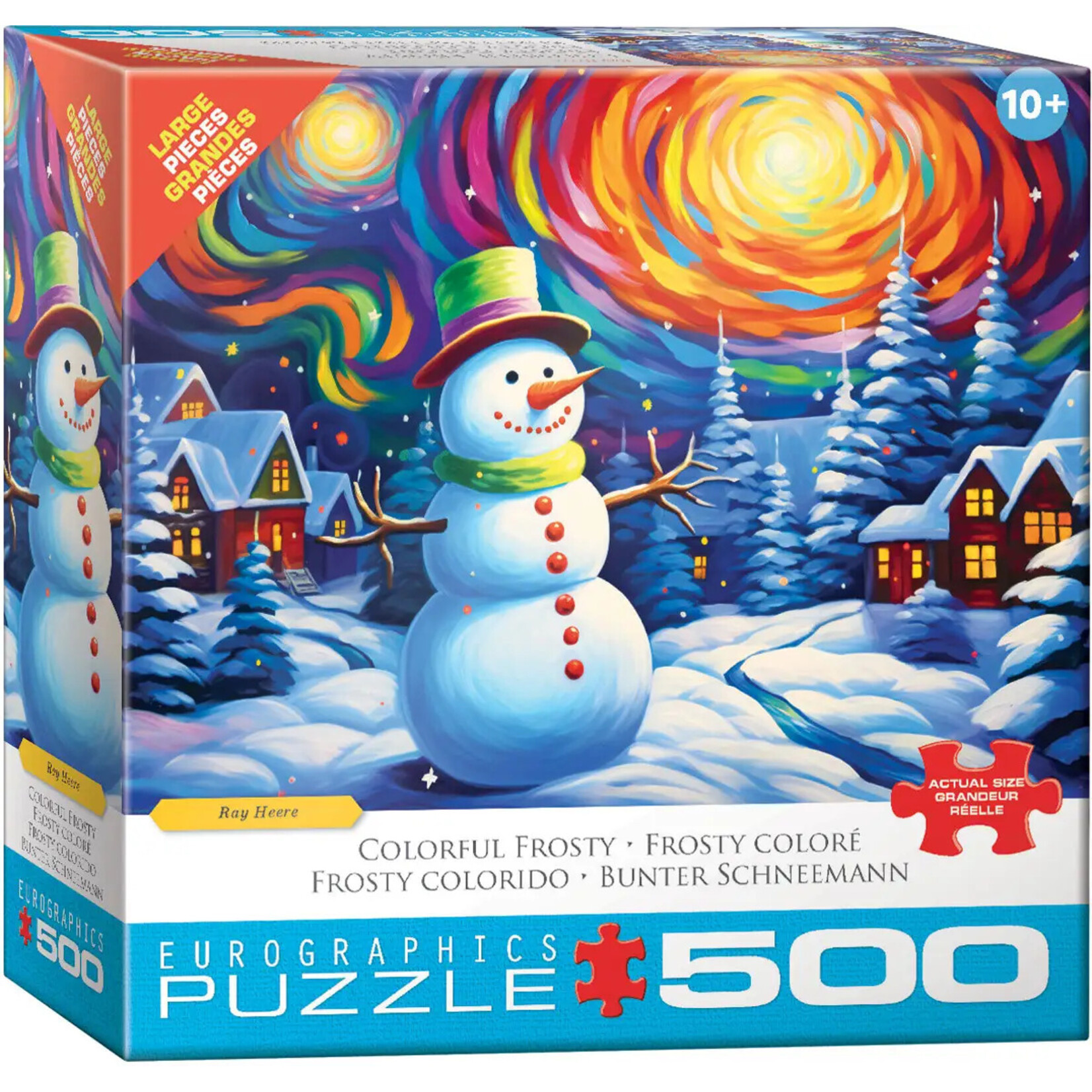 EuroGraphics Puzzles Colorful Frosty 500pc