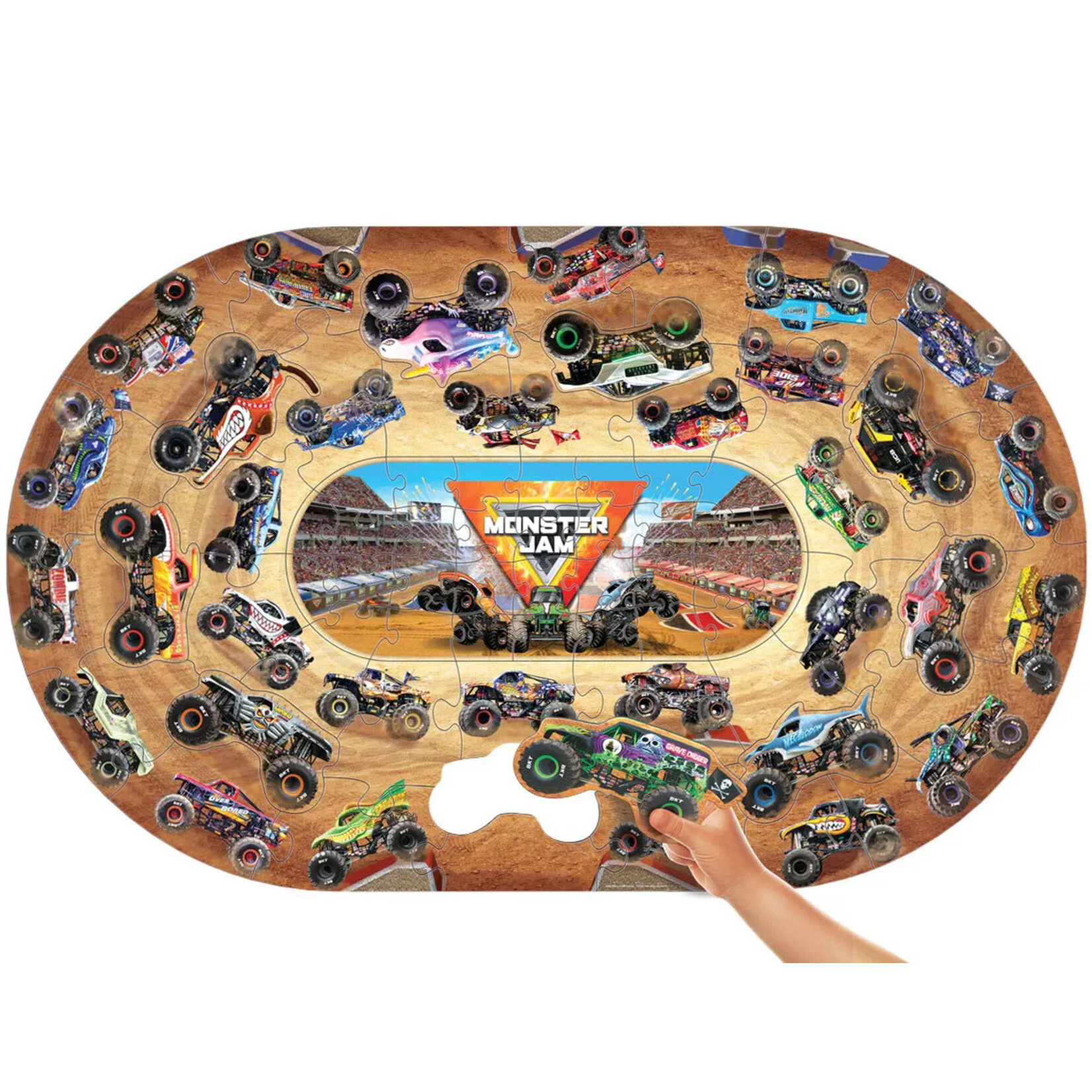 EuroGraphics Puzzles Monster Jam - Giant Floor Puzzle 74pc