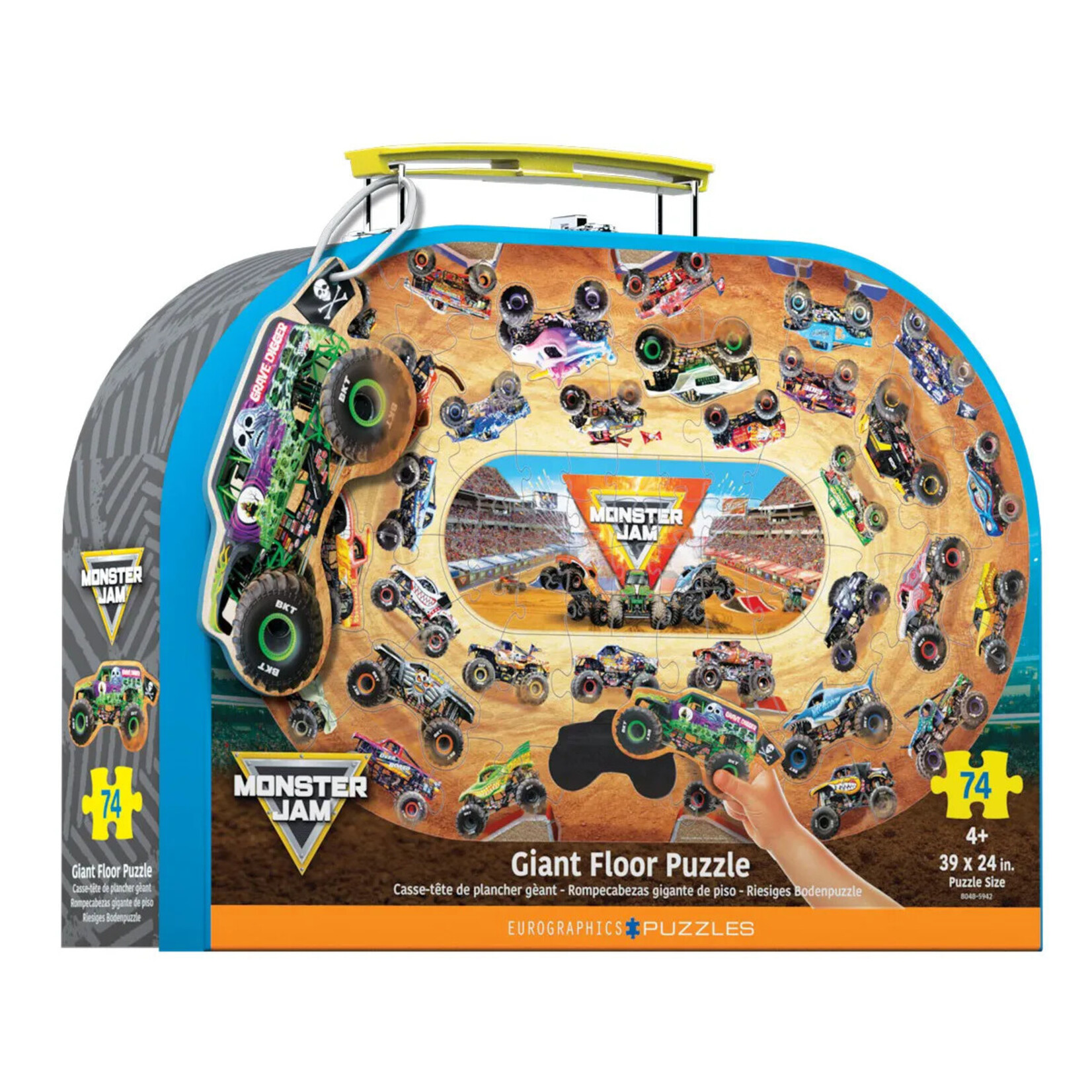 EuroGraphics Puzzles Monster Jam - Giant Floor Puzzle 74pc