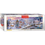 EuroGraphics Puzzles Holiday at the Seaside Panoramic 1000pc