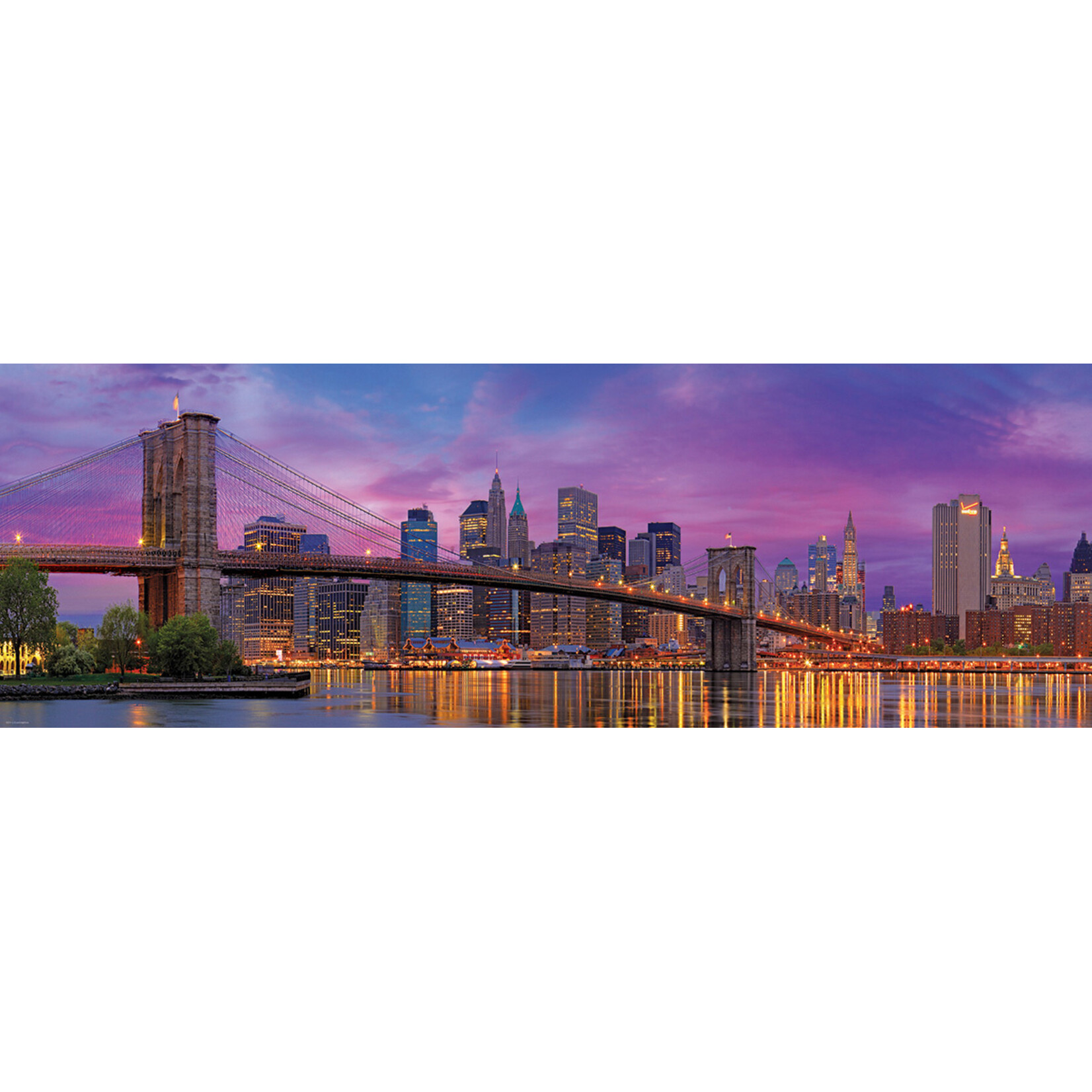 EuroGraphics Puzzles Brooklyn Bridge New York Panoramic 1000pc